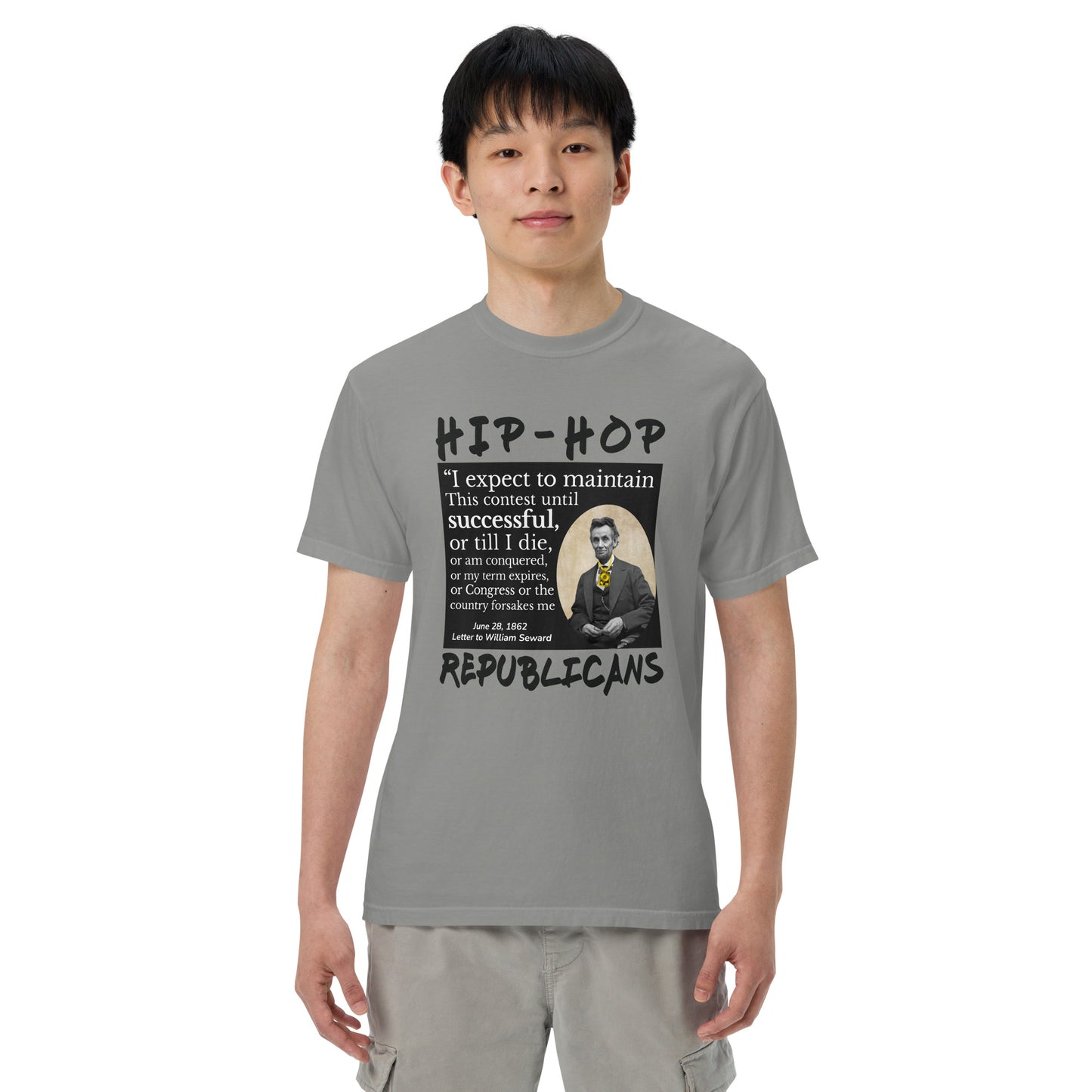 Abraham Lincoln Hip-Hop Republican T-Shirt Design