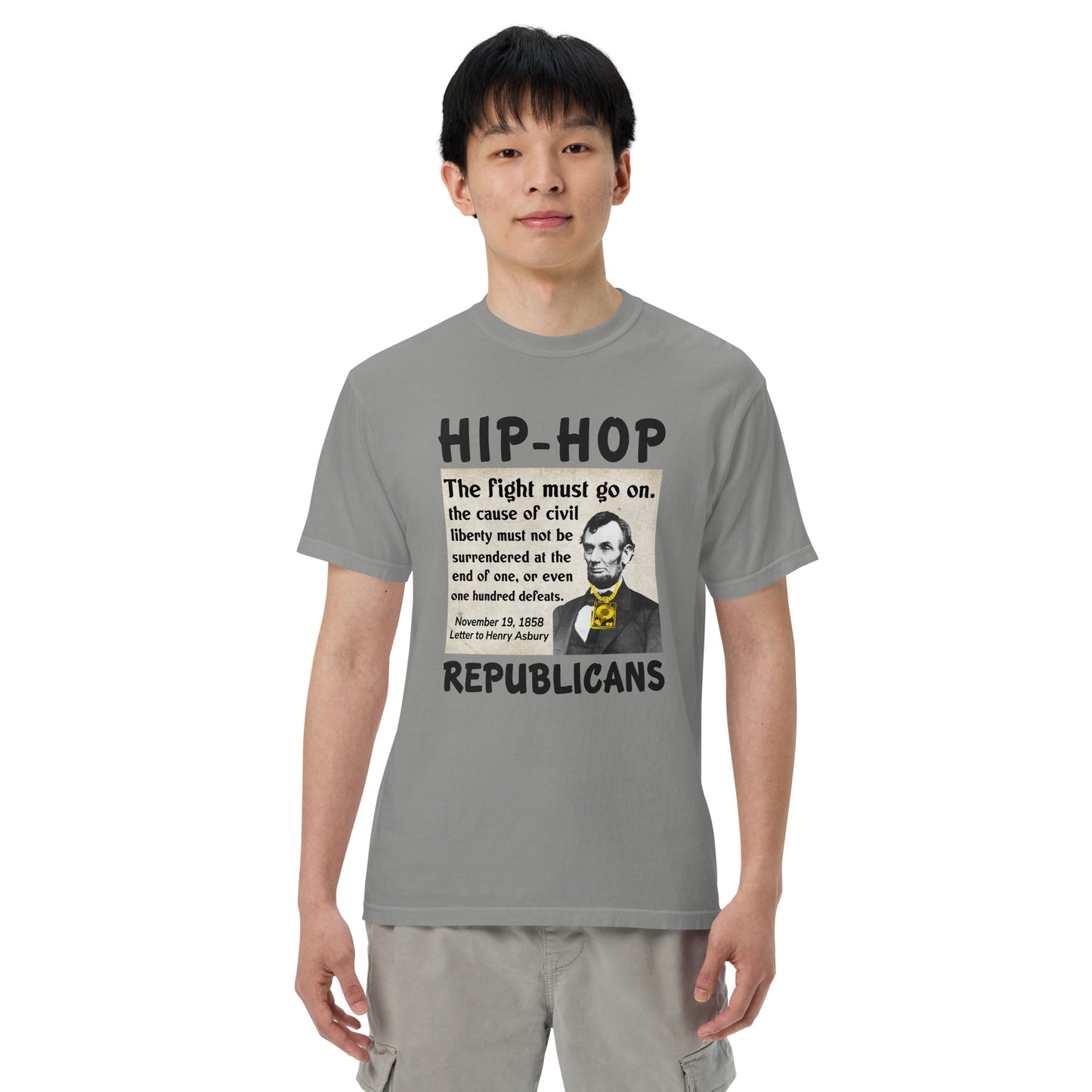 Abraham Lincoln Hip-Hop Republican T-Shirt Design