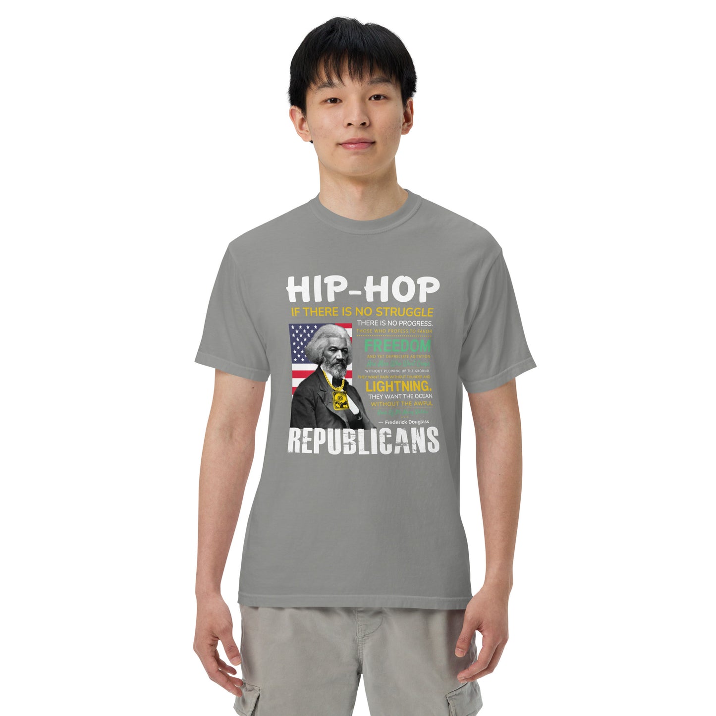 Frederick Douglass Hip-Hop Republican Quotes Tshirt
