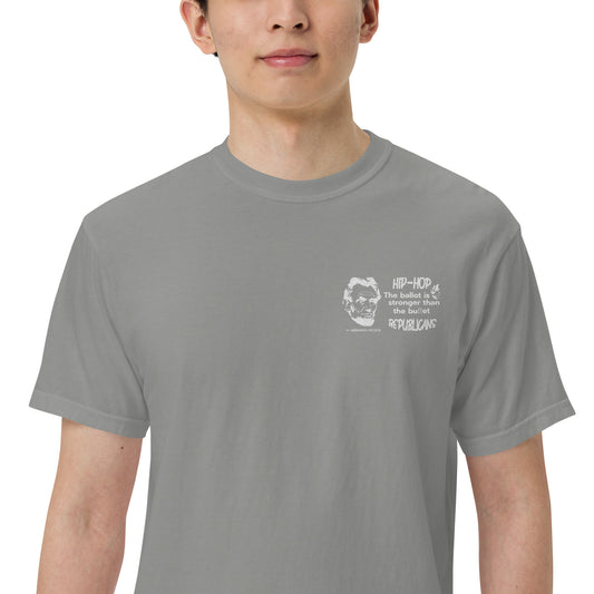 Embroidery Abraham Lincoln T-Shirt Design