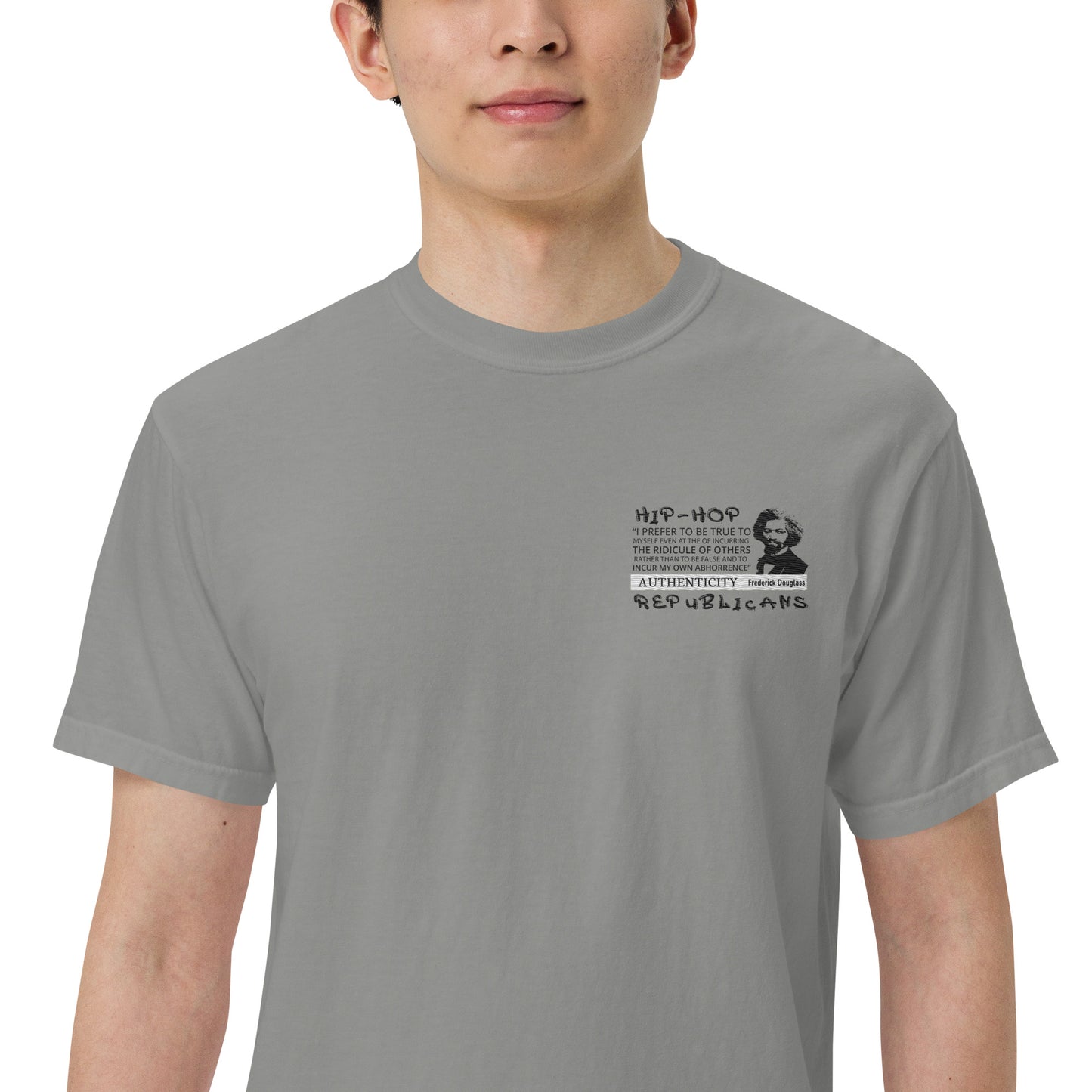 Embroidery Frederick Douglass T-Shirt Design