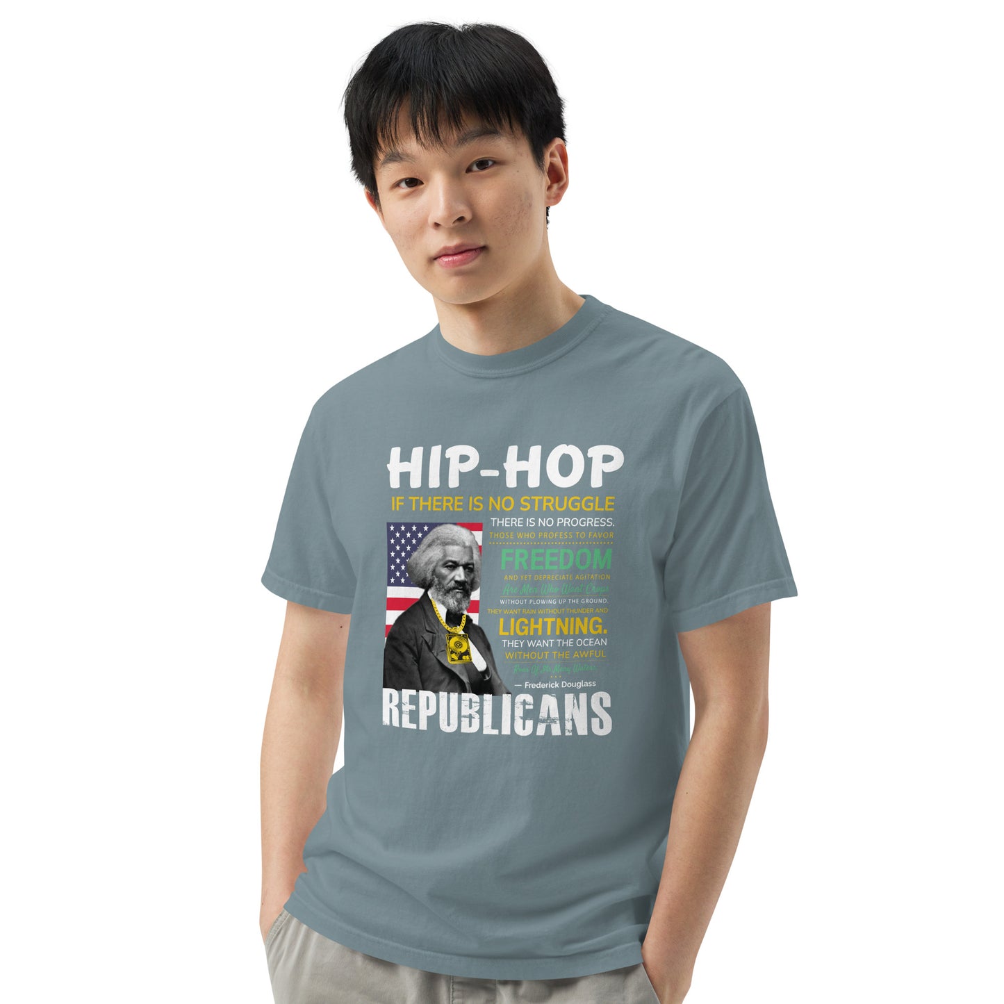 Frederick Douglass Hip-Hop Republican Quotes Tshirt
