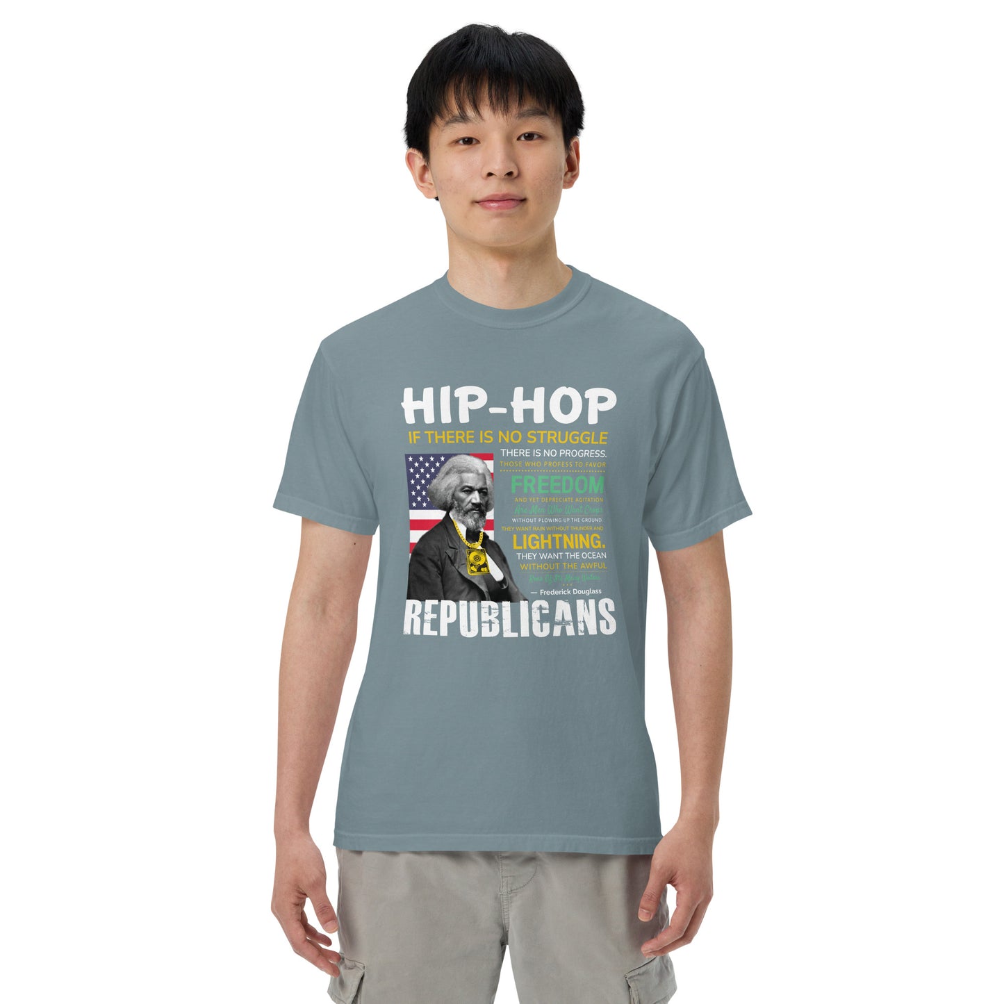 Frederick Douglass Hip-Hop Republican Quotes Tshirt