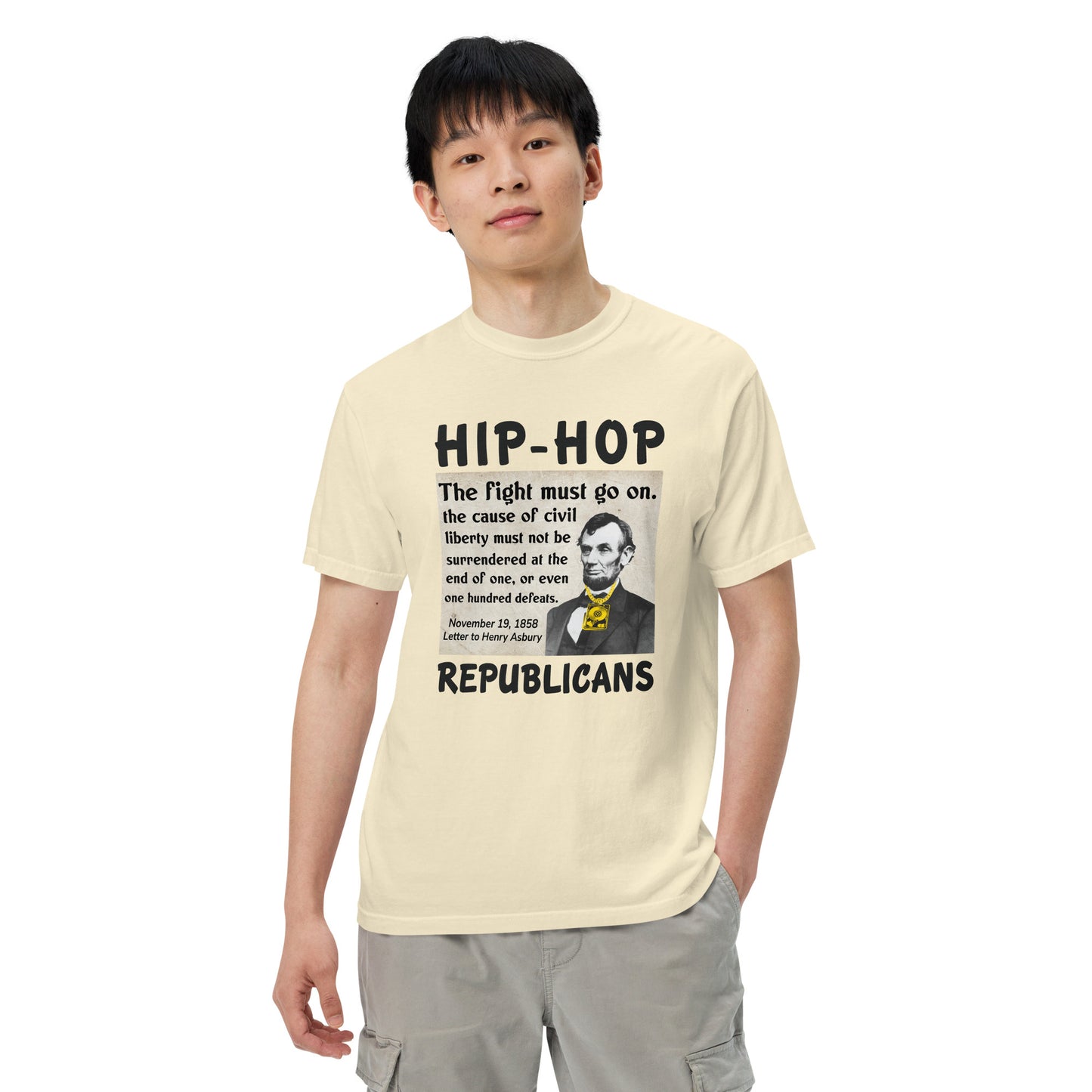 Abraham Lincoln Hip-Hop Republican T-Shirt Design
