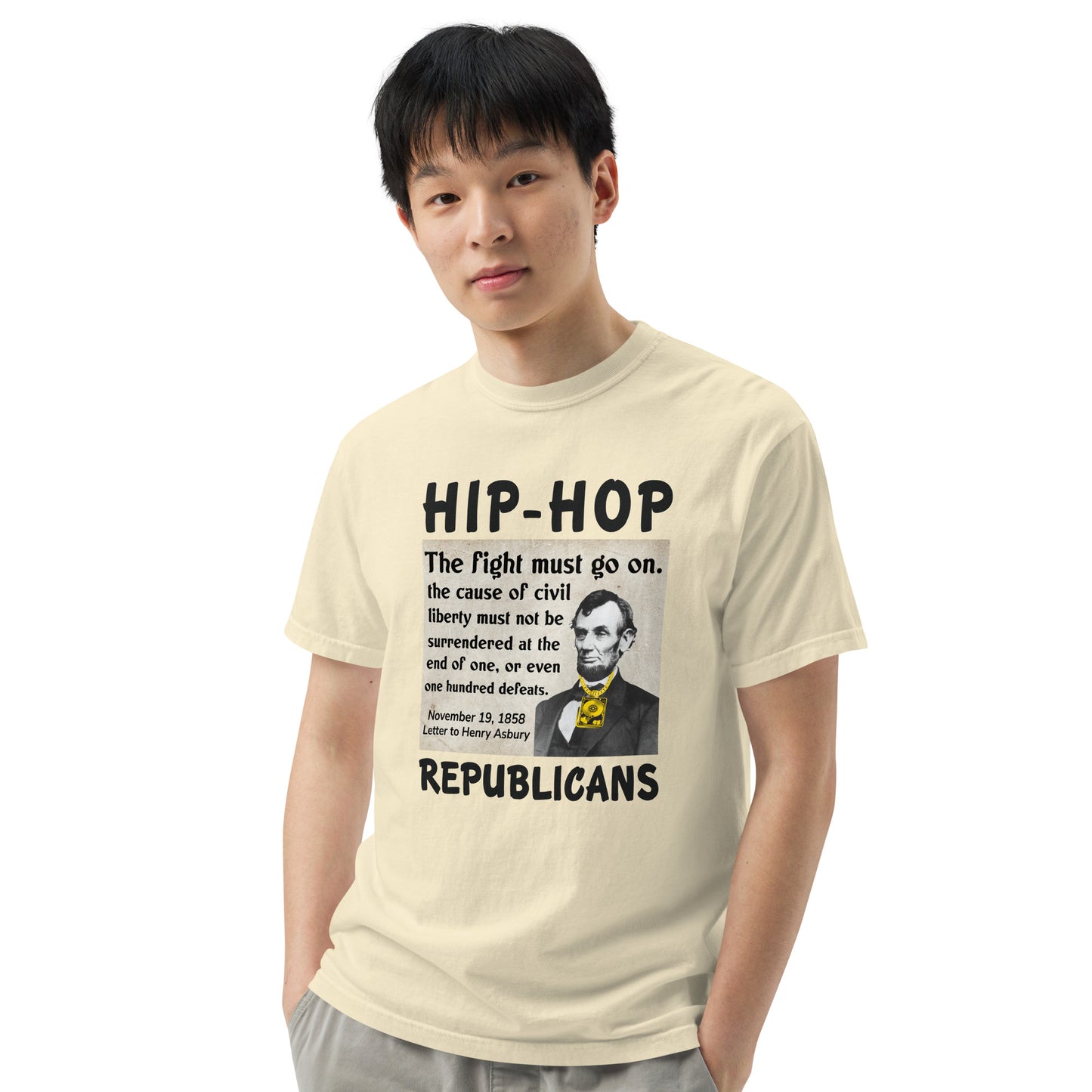Abraham Lincoln Hip-Hop Republican T-Shirt Design