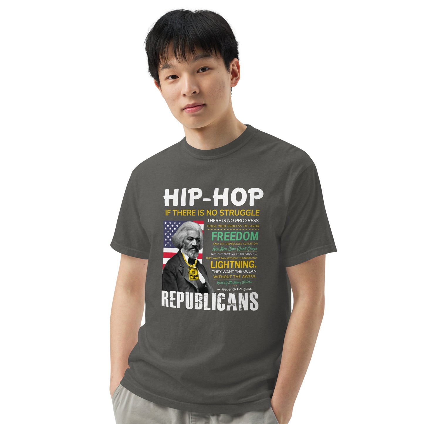 Frederick Douglass Hip-Hop Republican Quotes Tshirt