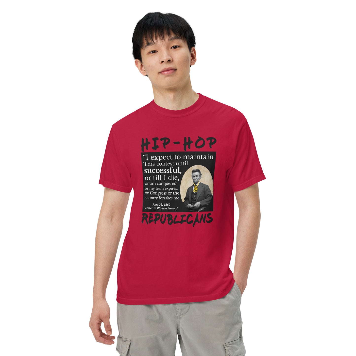 Abraham Lincoln Hip-Hop Republican T-Shirt Design