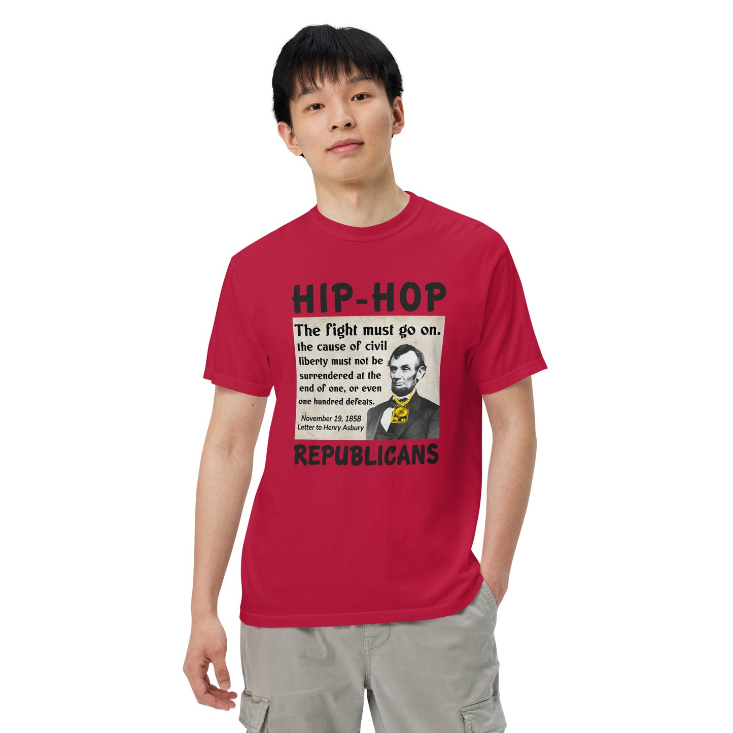 Abraham Lincoln Hip-Hop Republican T-Shirt Design
