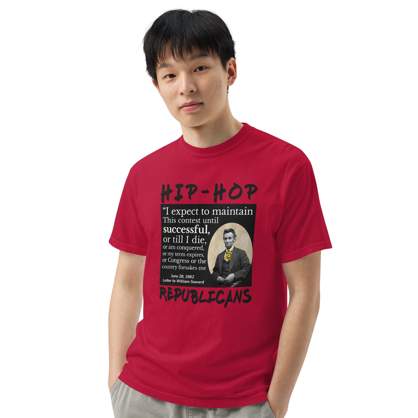 Abraham Lincoln Hip-Hop Republican T-Shirt Design