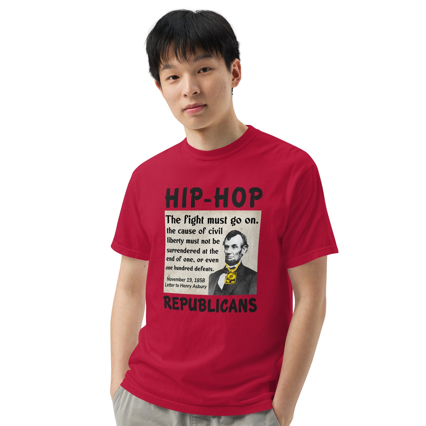 Abraham Lincoln Hip-Hop Republican T-Shirt Design
