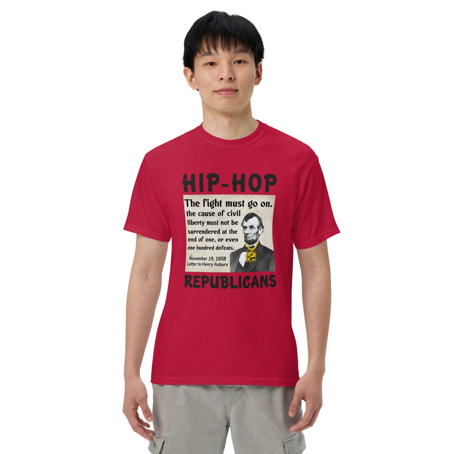Abraham Lincoln Hip-Hop Republican T-Shirt Design
