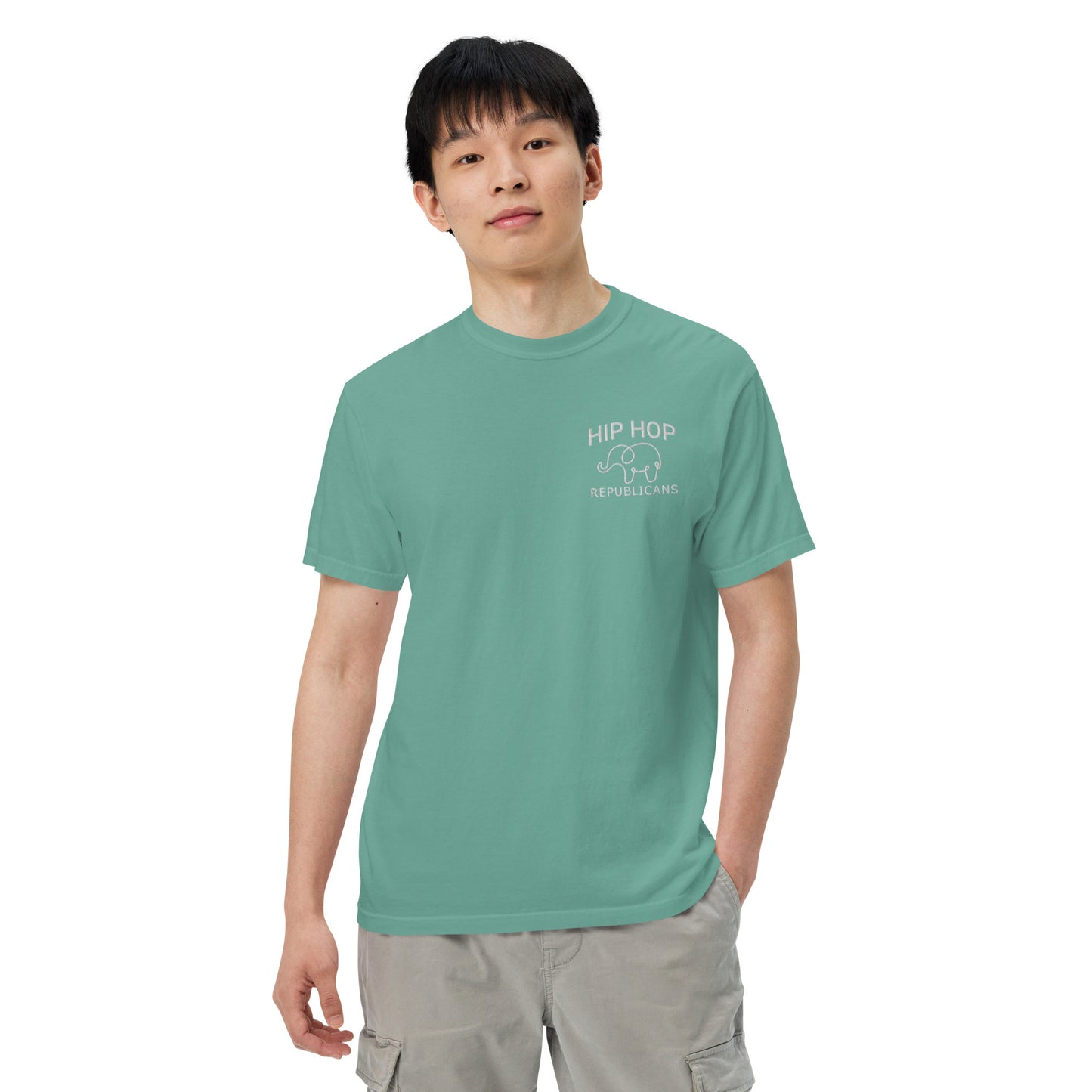 Embroidery Hip Hop Republicans T Shirt