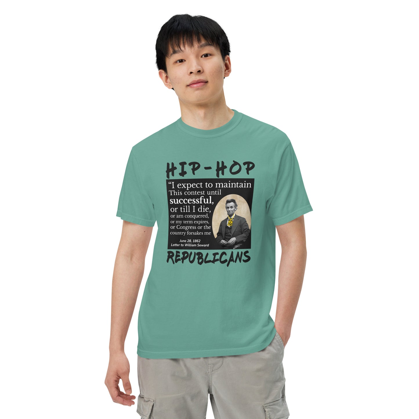 Abraham Lincoln Hip-Hop Republican T-Shirt Design