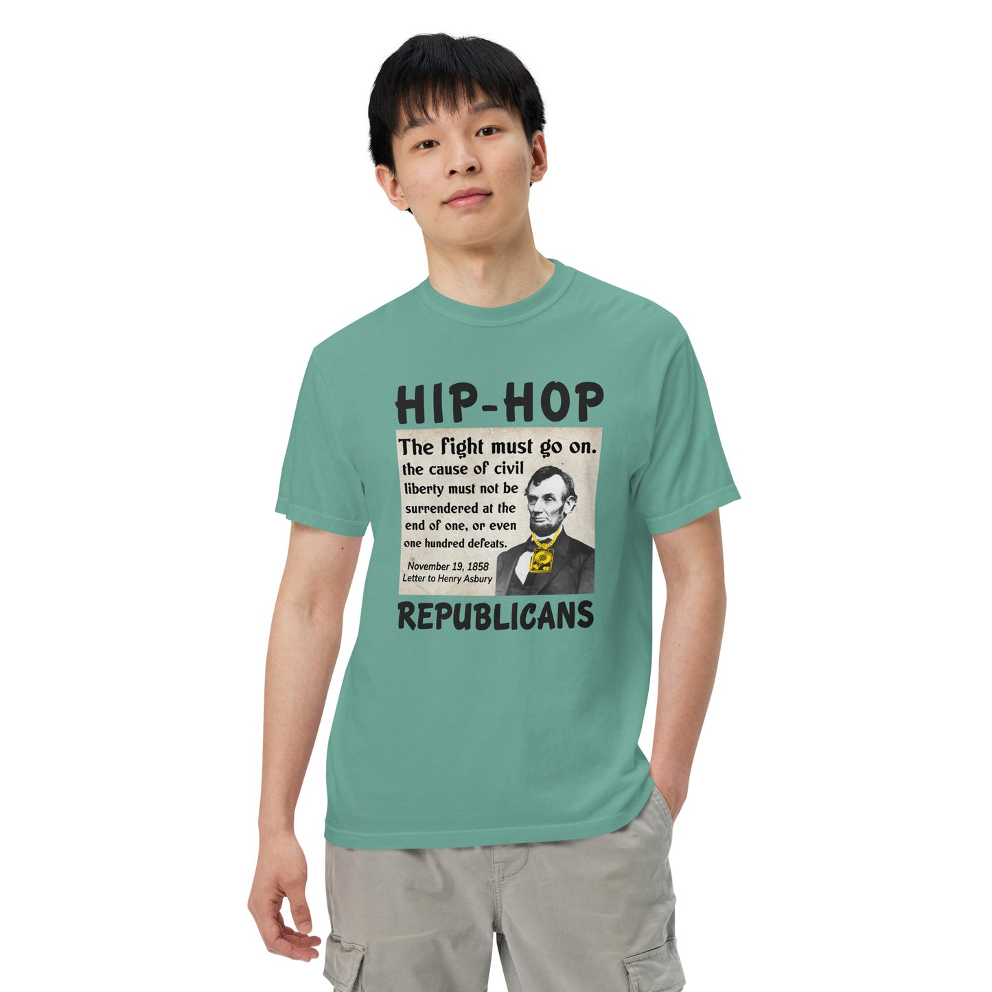 Abraham Lincoln Hip-Hop Republican T-Shirt Design
