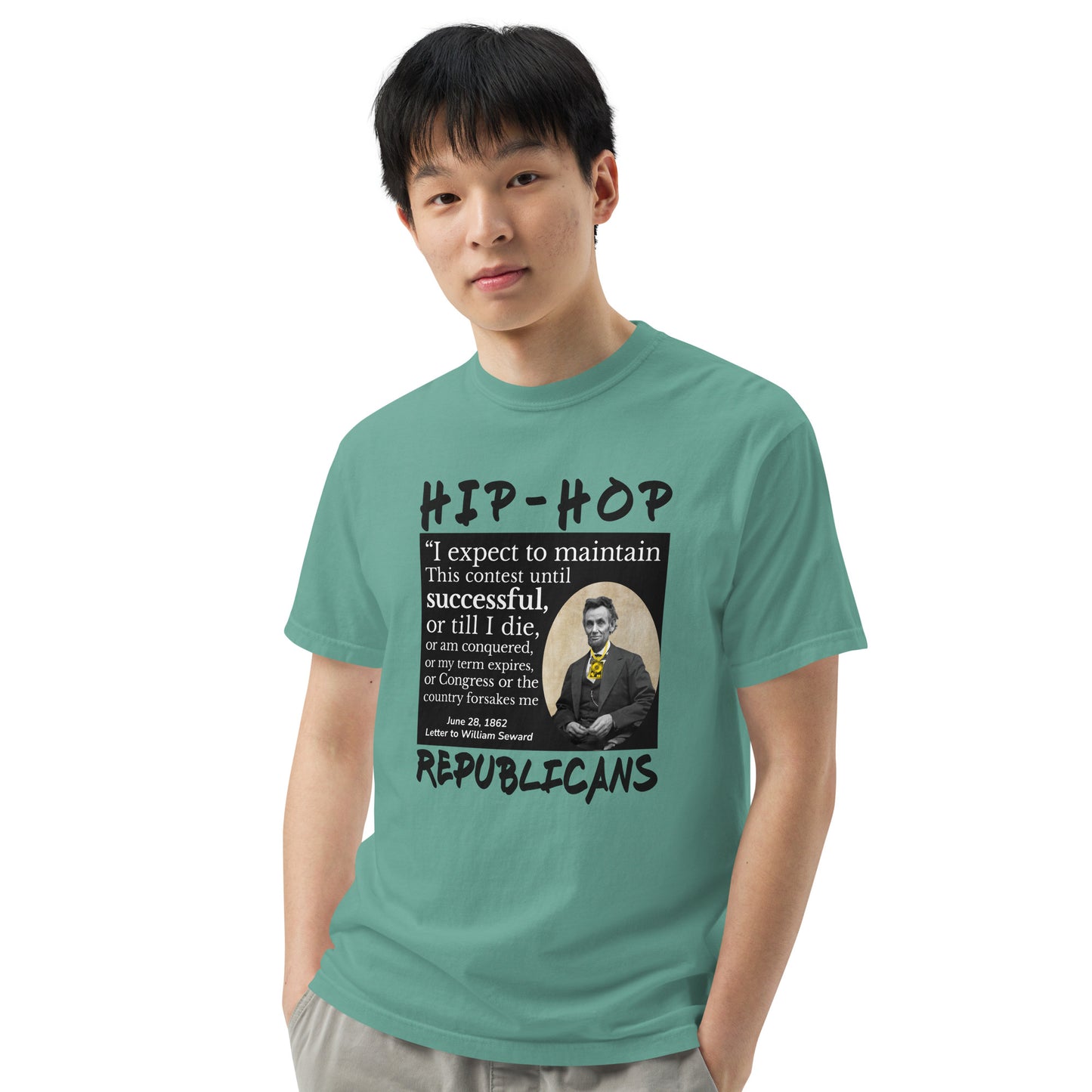 Abraham Lincoln Hip-Hop Republican T-Shirt Design