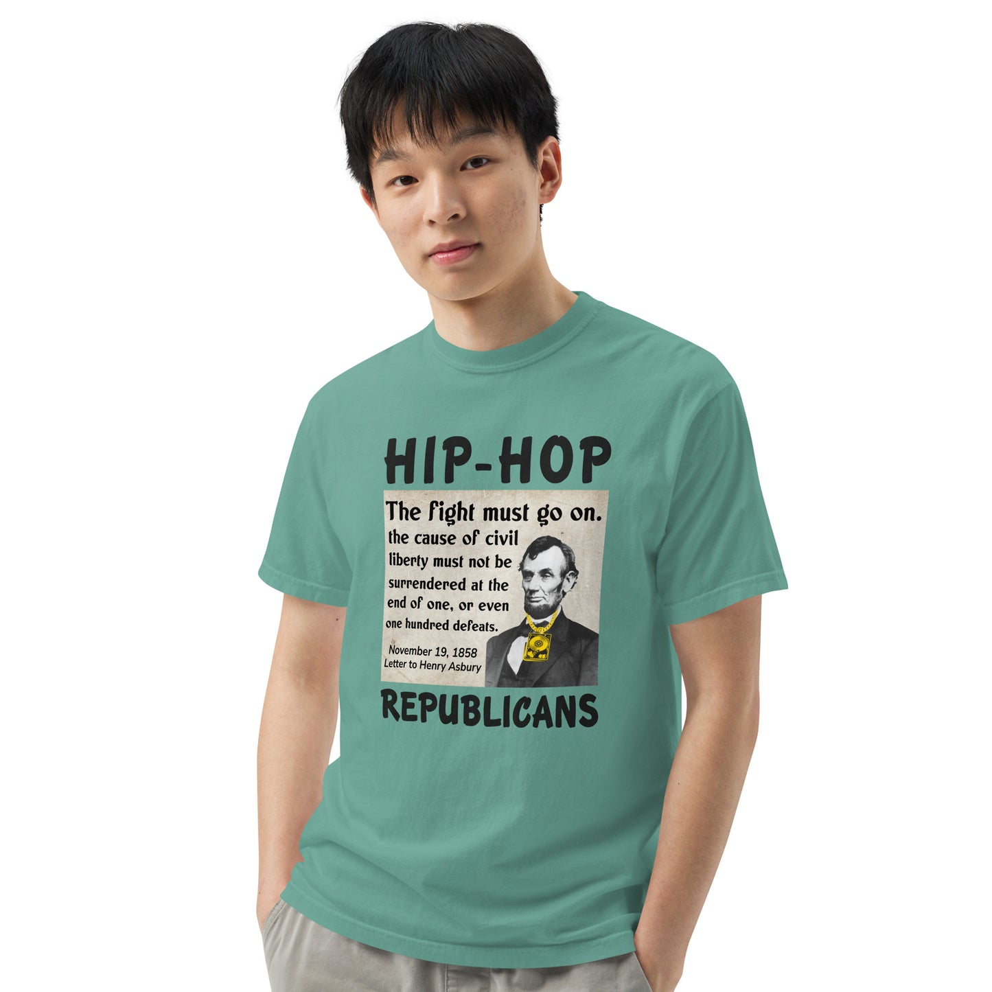 Abraham Lincoln Hip-Hop Republican T-Shirt Design