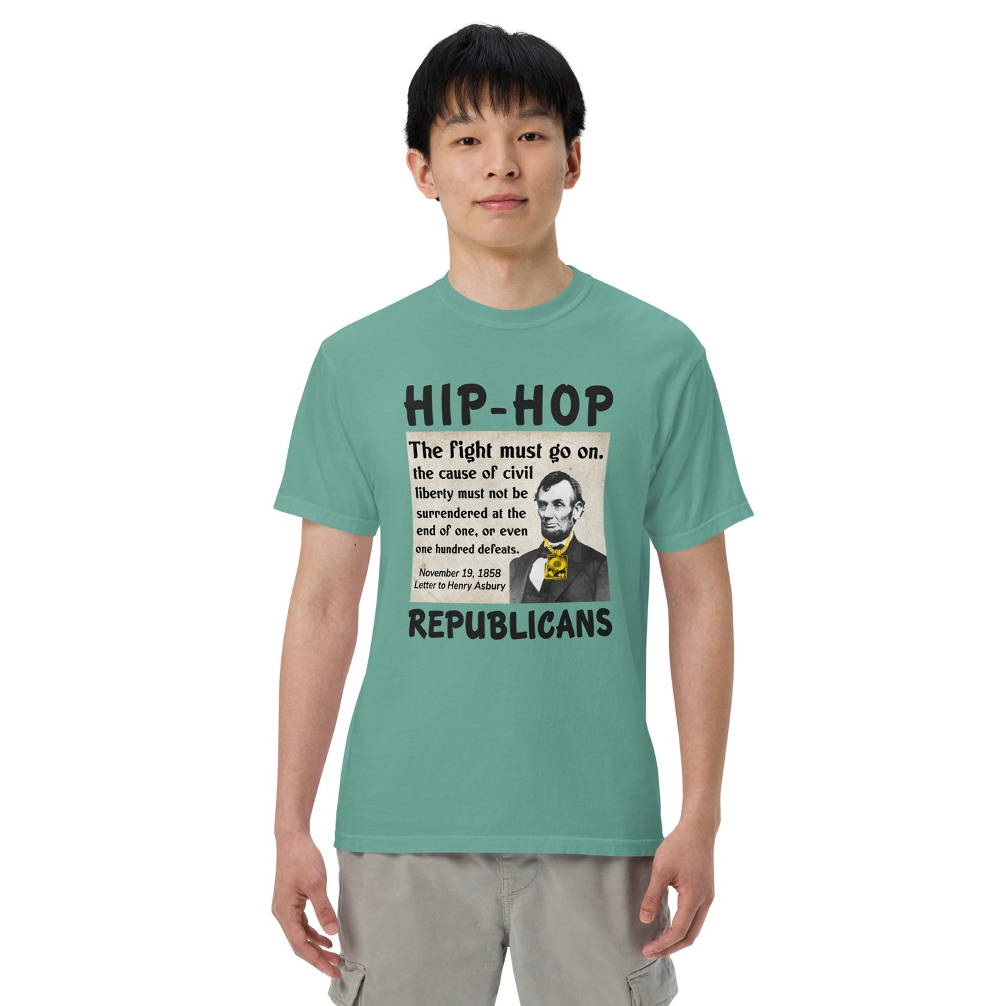 Abraham Lincoln Hip-Hop Republican T-Shirt Design