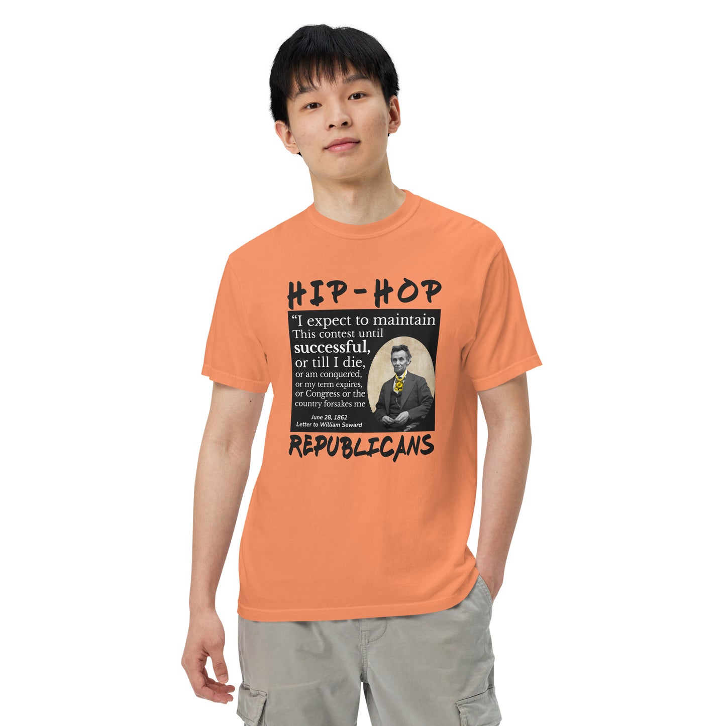 Abraham Lincoln Hip-Hop Republican T-Shirt Design