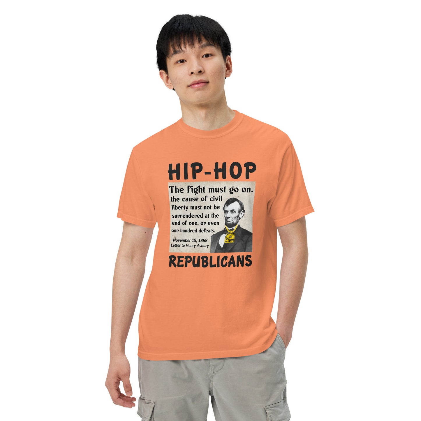 Abraham Lincoln Hip-Hop Republican T-Shirt Design