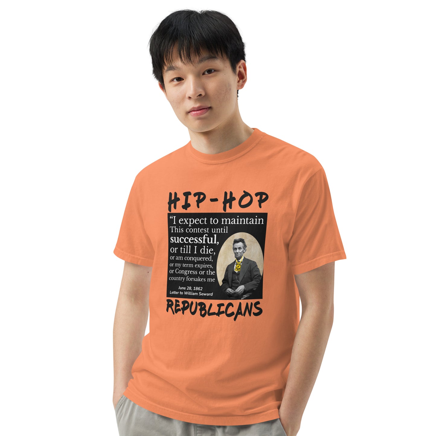 Abraham Lincoln Hip-Hop Republican T-Shirt Design