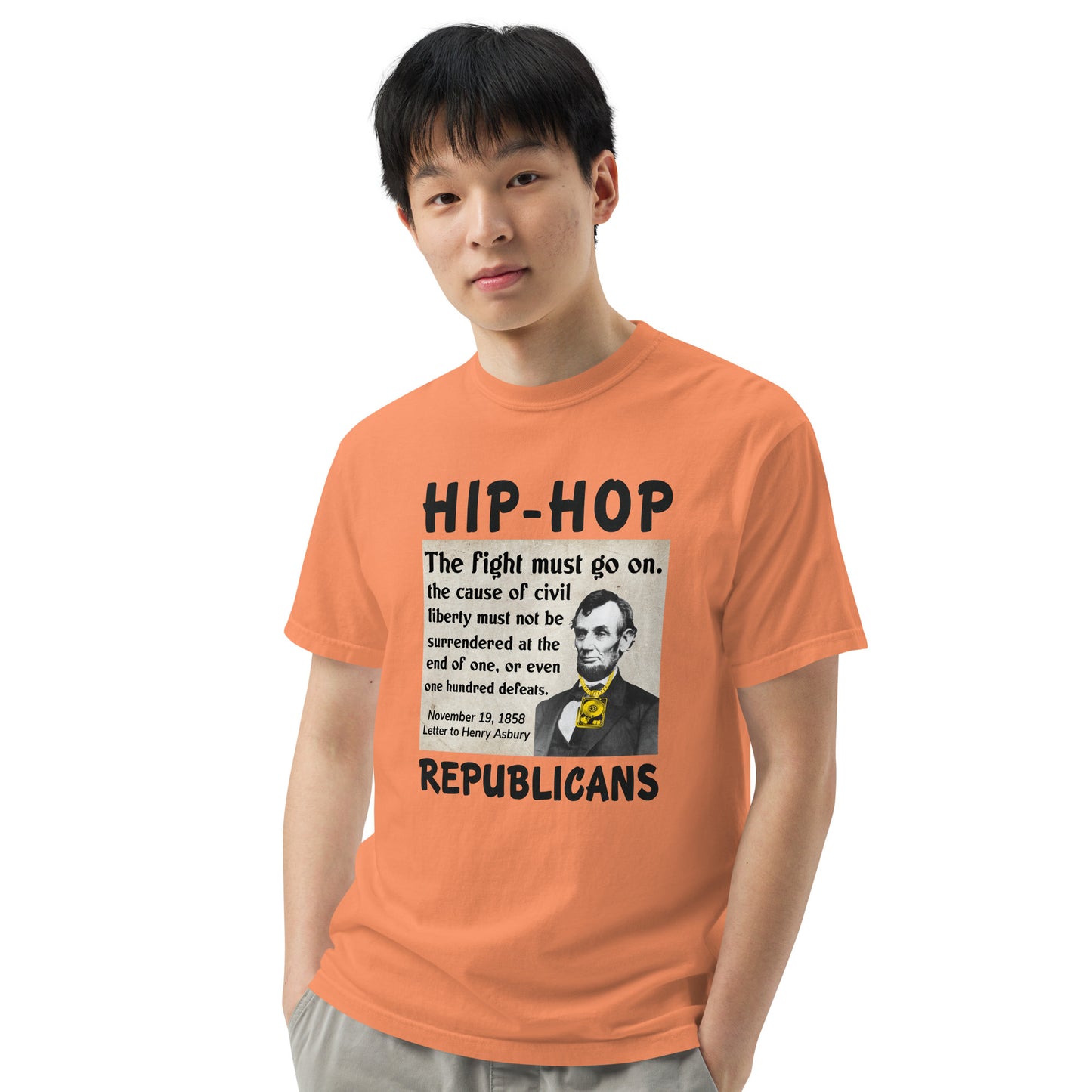 Abraham Lincoln Hip-Hop Republican T-Shirt Design