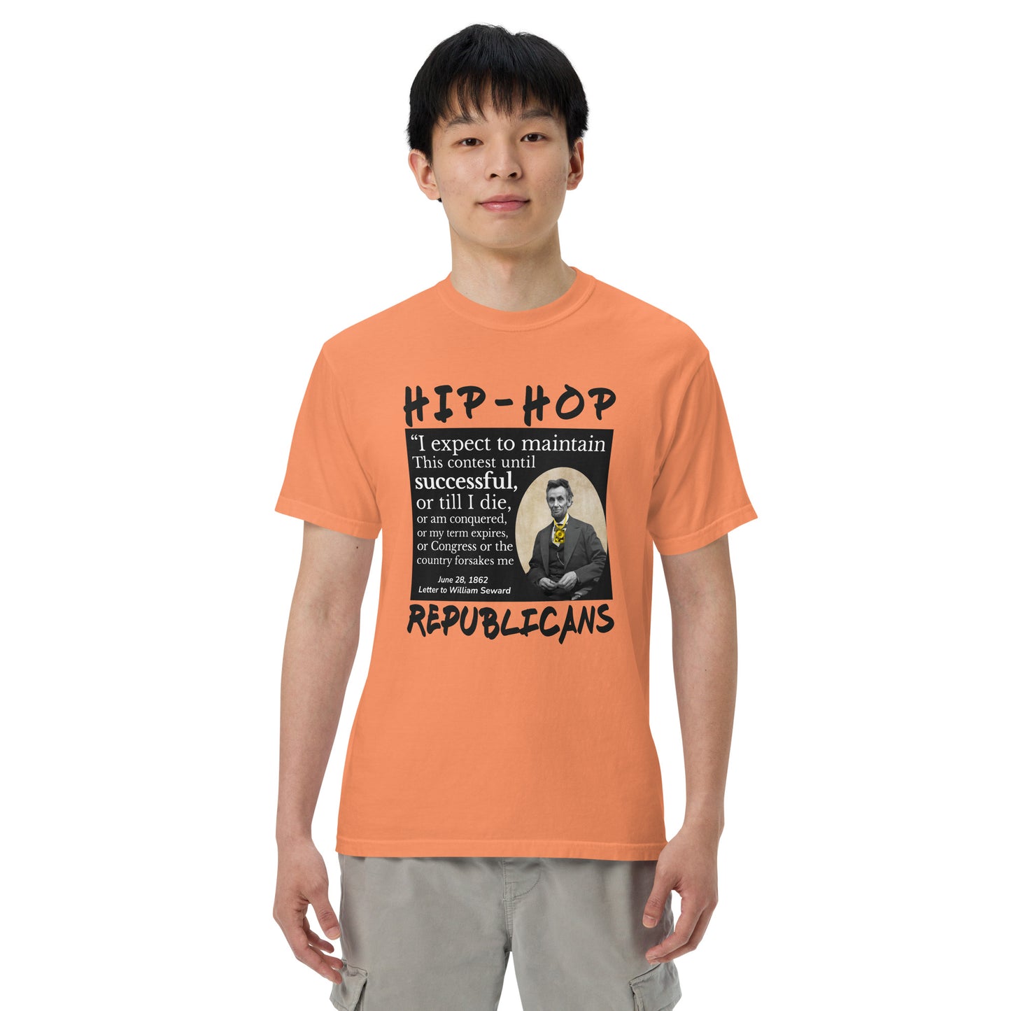 Abraham Lincoln Hip-Hop Republican T-Shirt Design