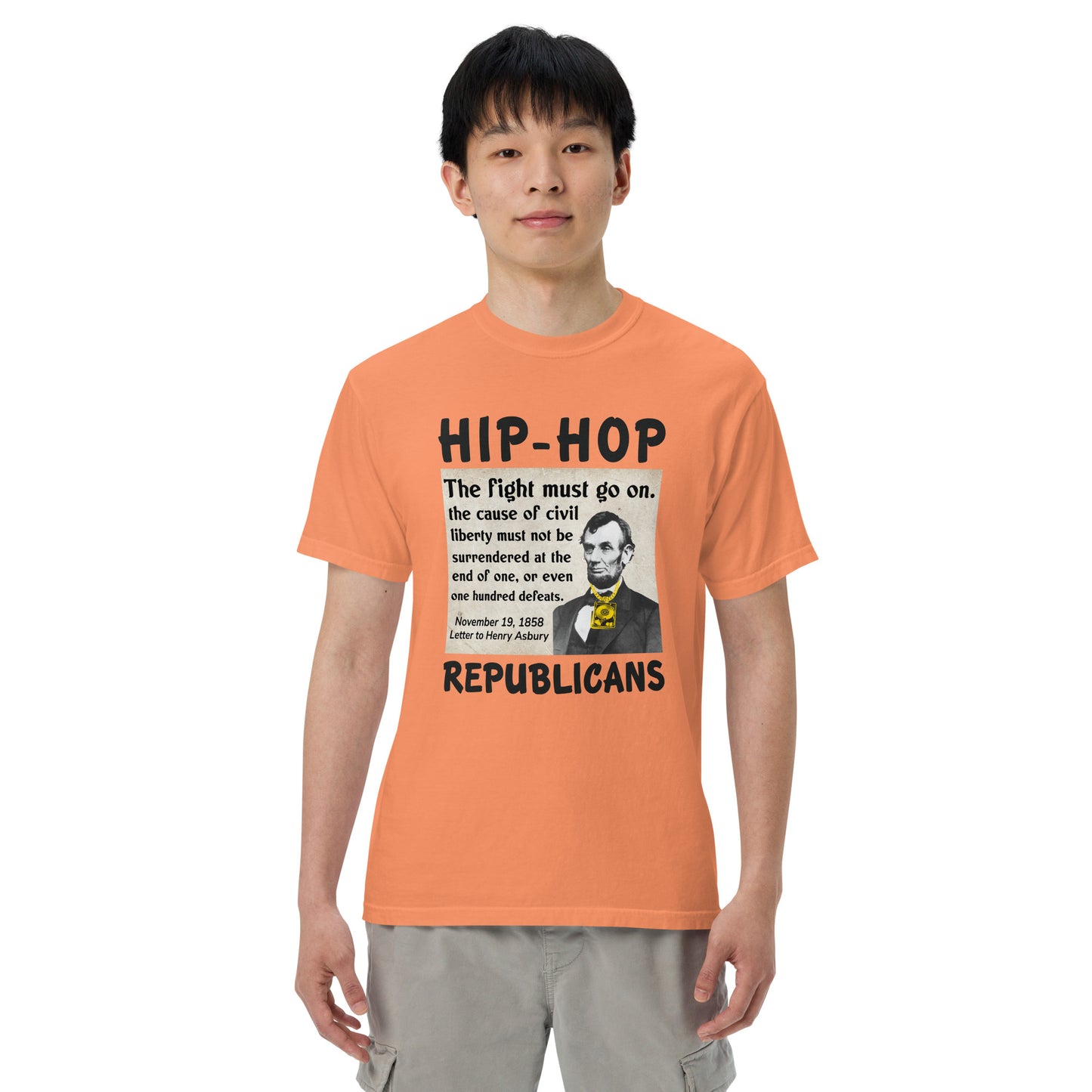 Abraham Lincoln Hip-Hop Republican T-Shirt Design