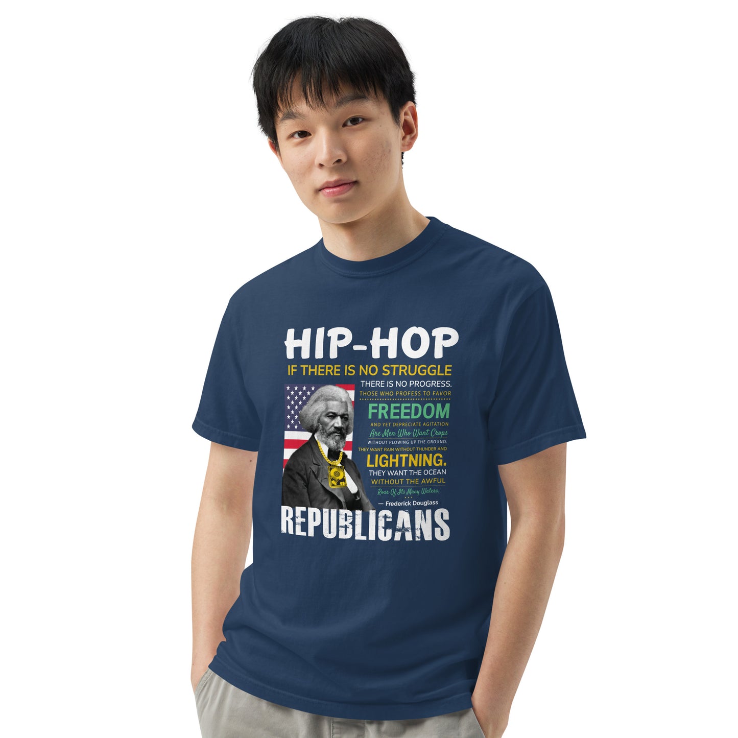 Frederick Douglass Hip-Hop Republican Quotes Tshirt