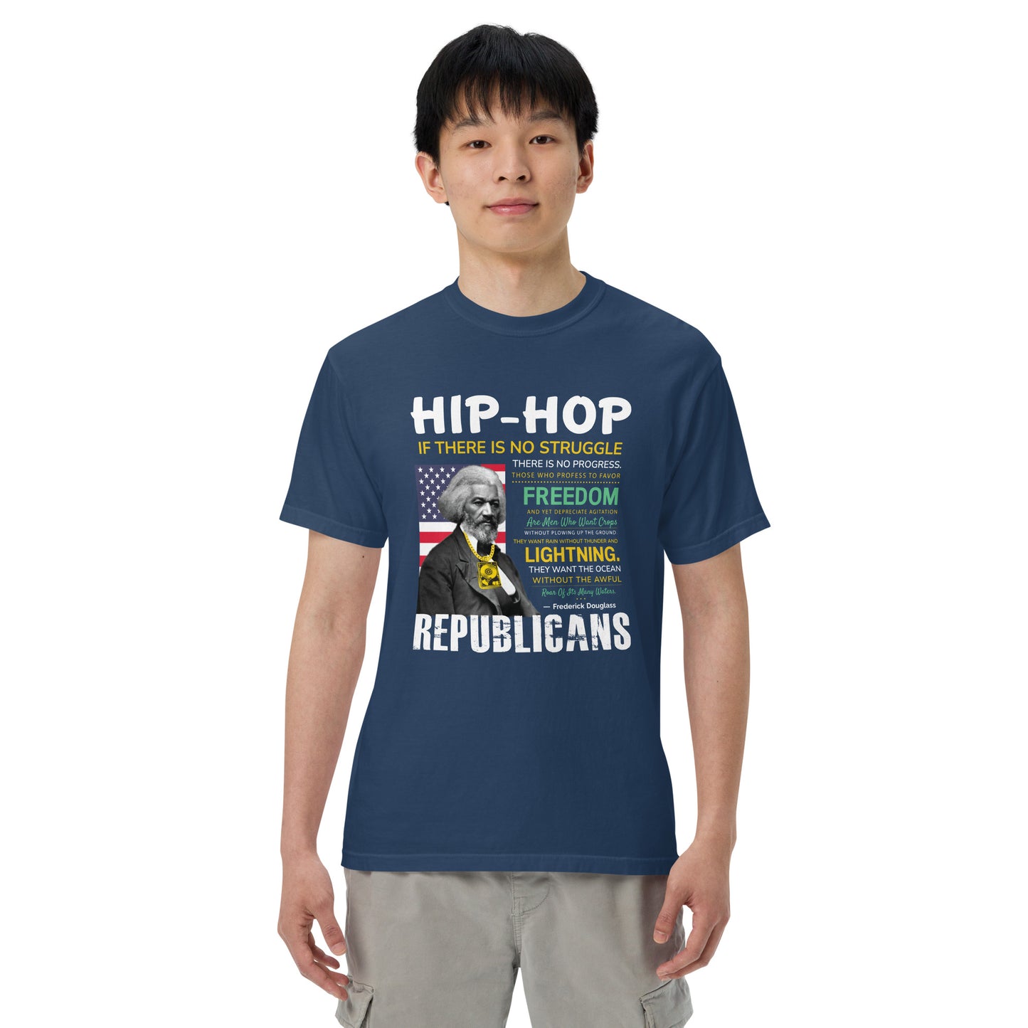 Frederick Douglass Hip-Hop Republican Quotes Tshirt