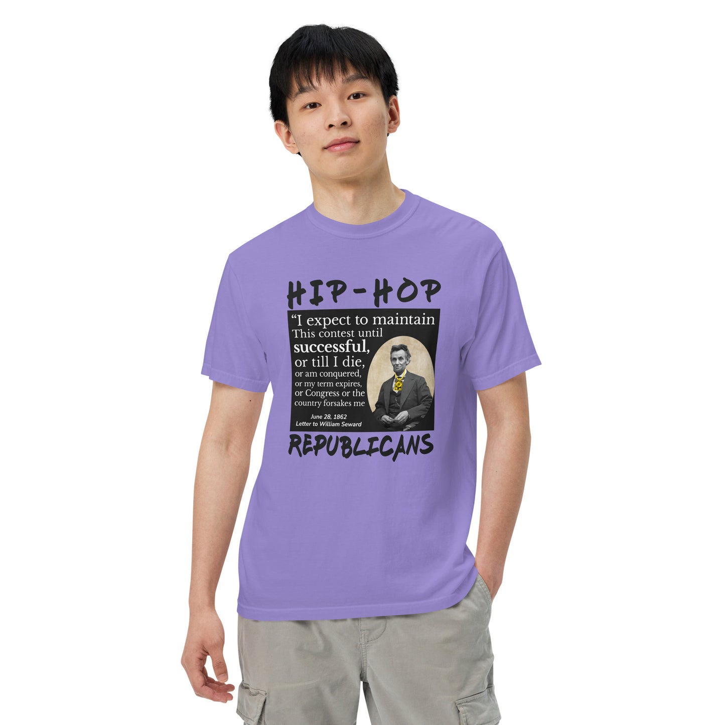 Abraham Lincoln Hip-Hop Republican T-Shirt Design