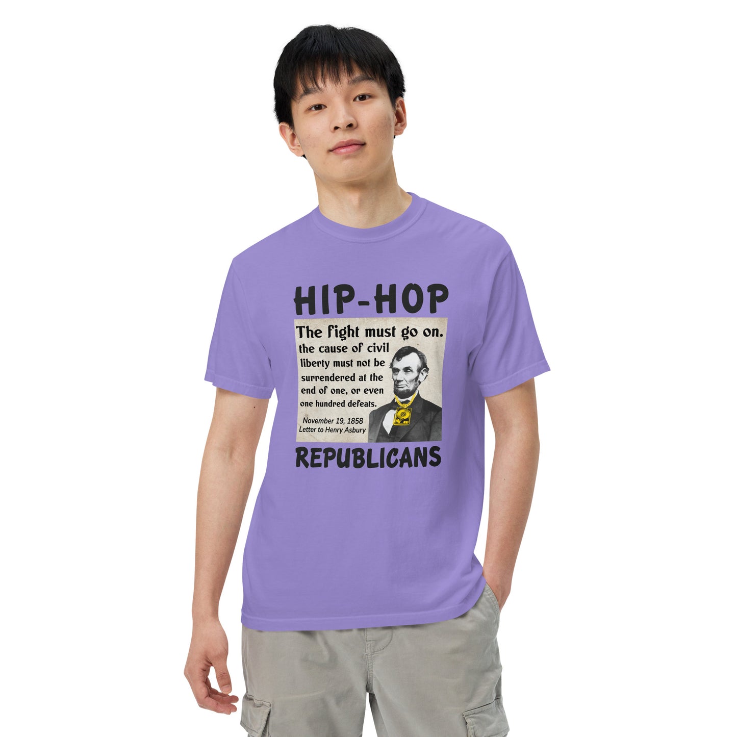 Abraham Lincoln Hip-Hop Republican T-Shirt Design