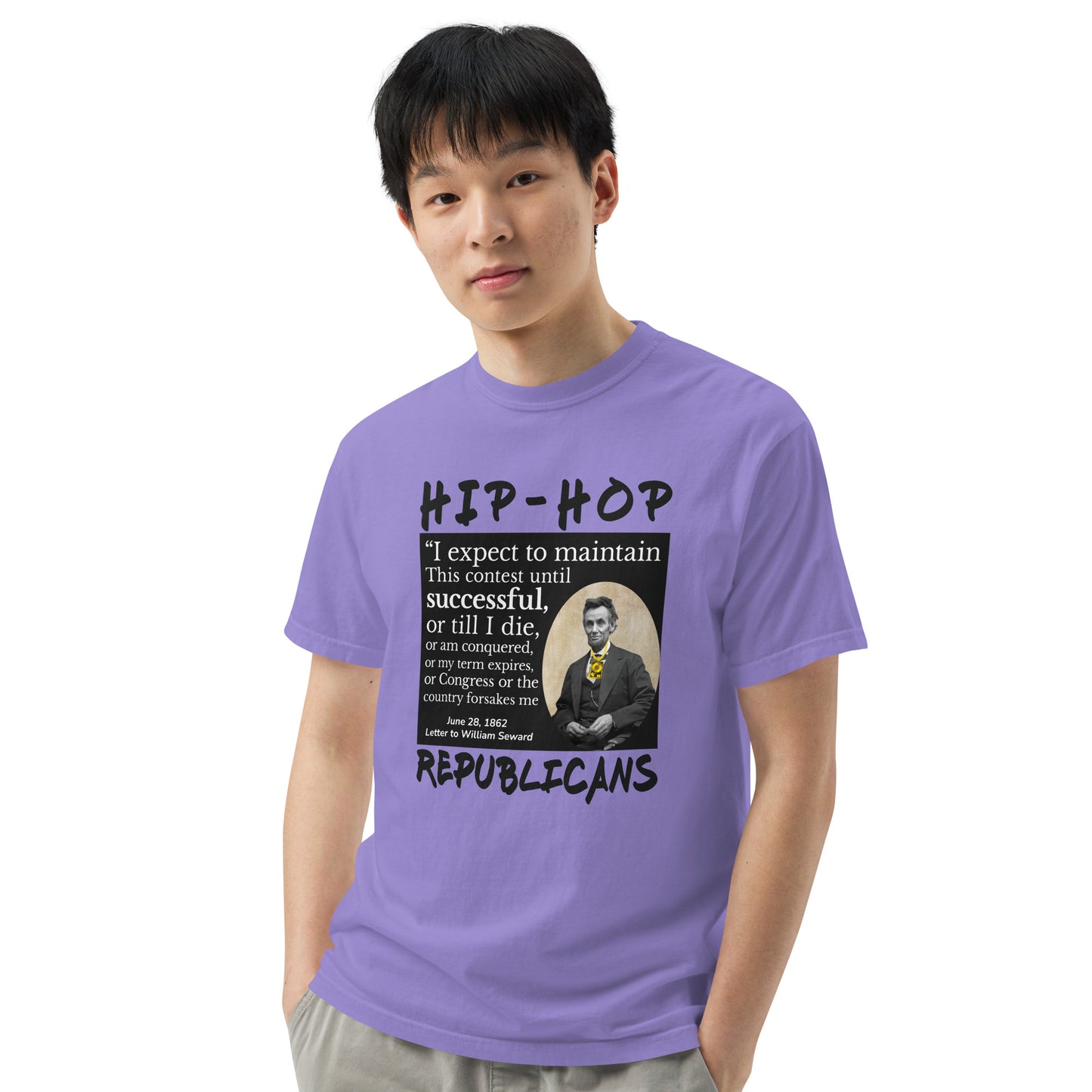 Abraham Lincoln Hip-Hop Republican T-Shirt Design
