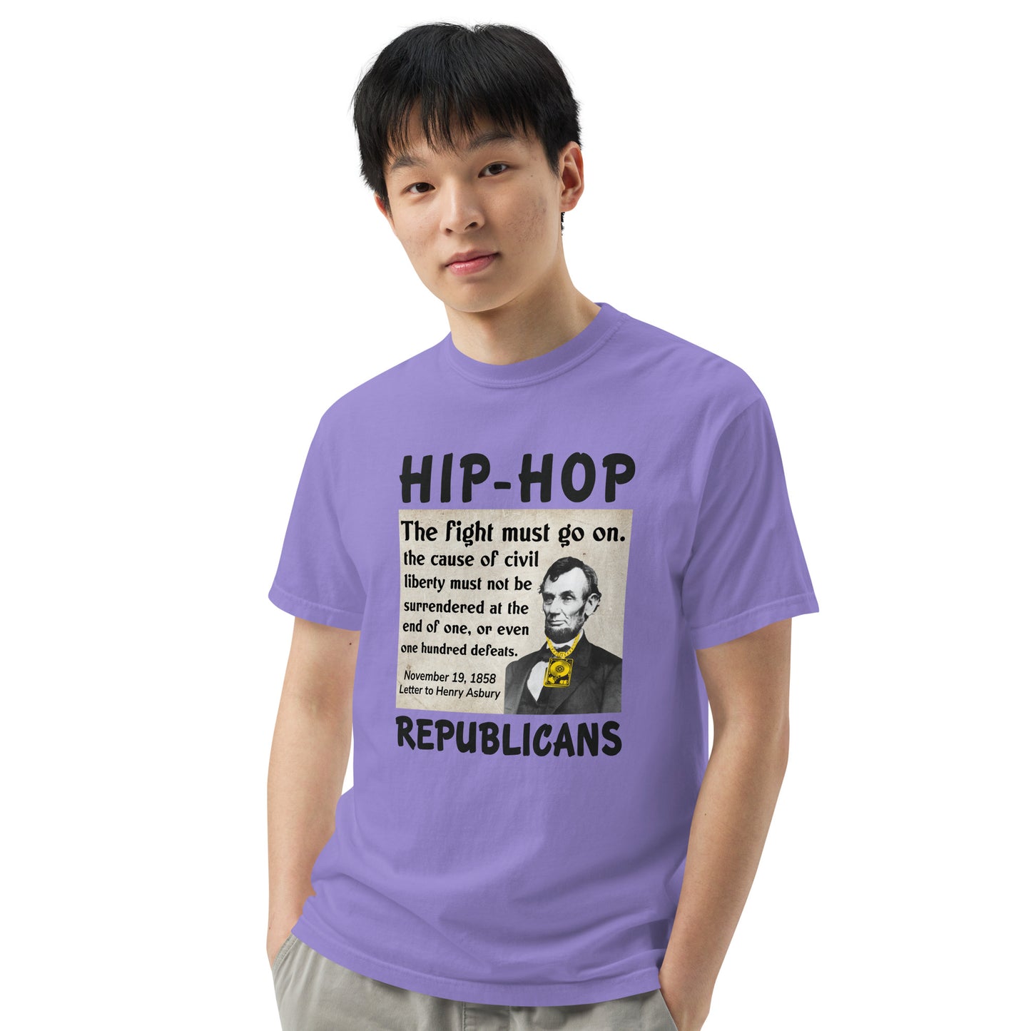 Abraham Lincoln Hip-Hop Republican T-Shirt Design
