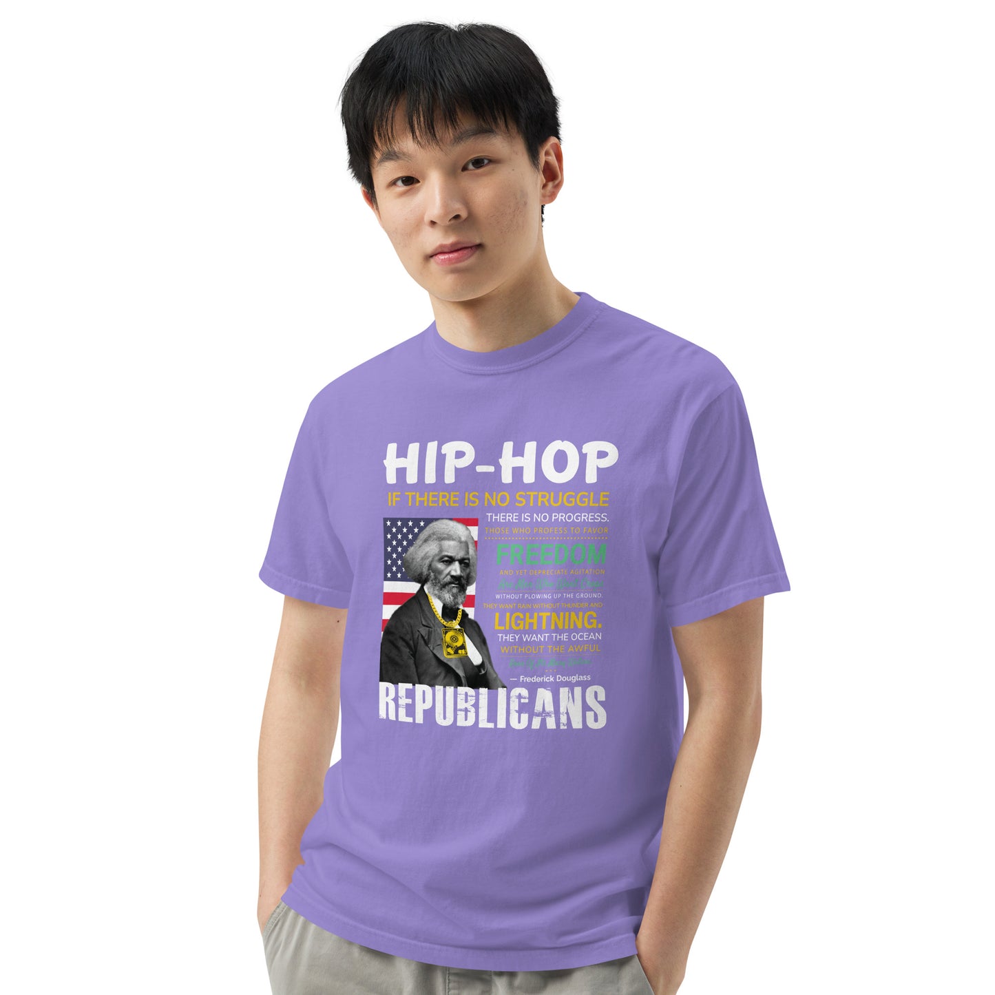 Frederick Douglass Hip-Hop Republican Quotes Tshirt