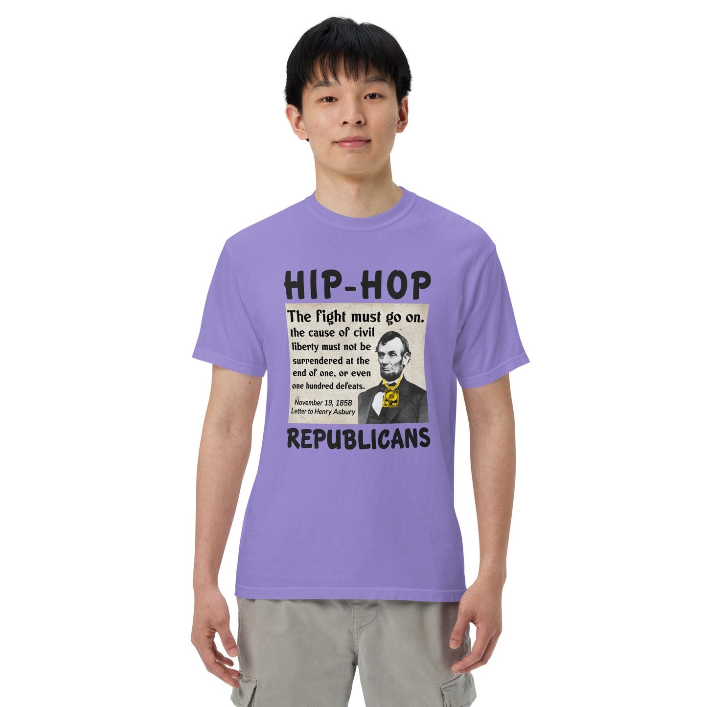 Abraham Lincoln Hip-Hop Republican T-Shirt Design