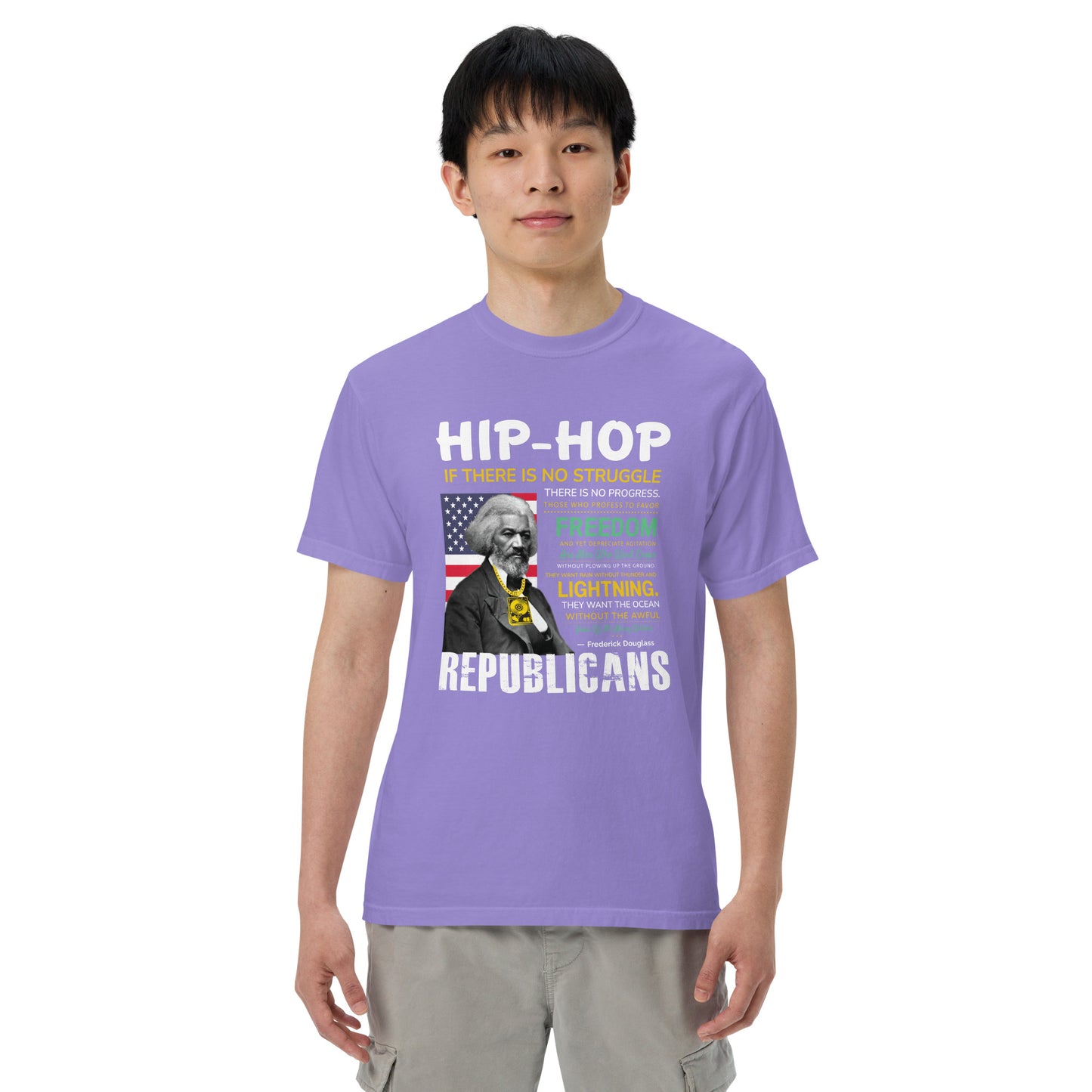 Frederick Douglass Hip-Hop Republican Quotes Tshirt