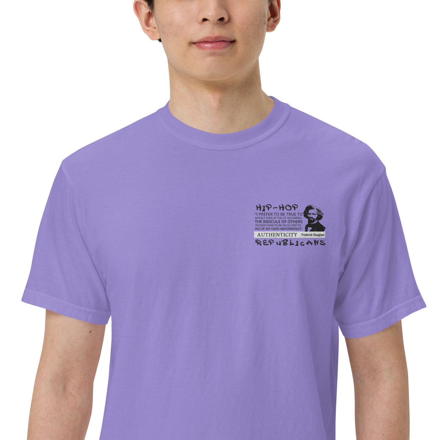 Embroidery Frederick Douglass T-Shirt Design