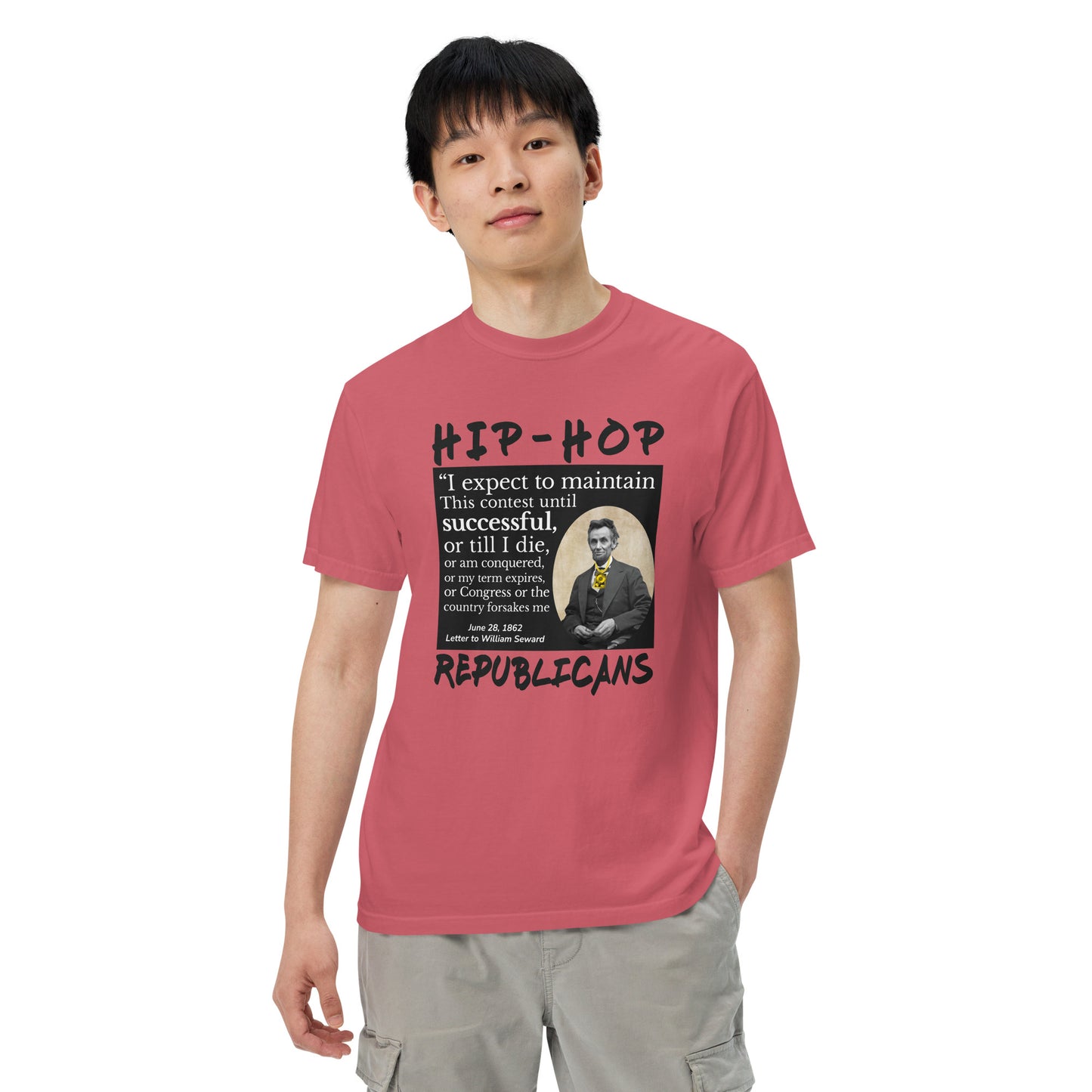 Abraham Lincoln Hip-Hop Republican T-Shirt Design