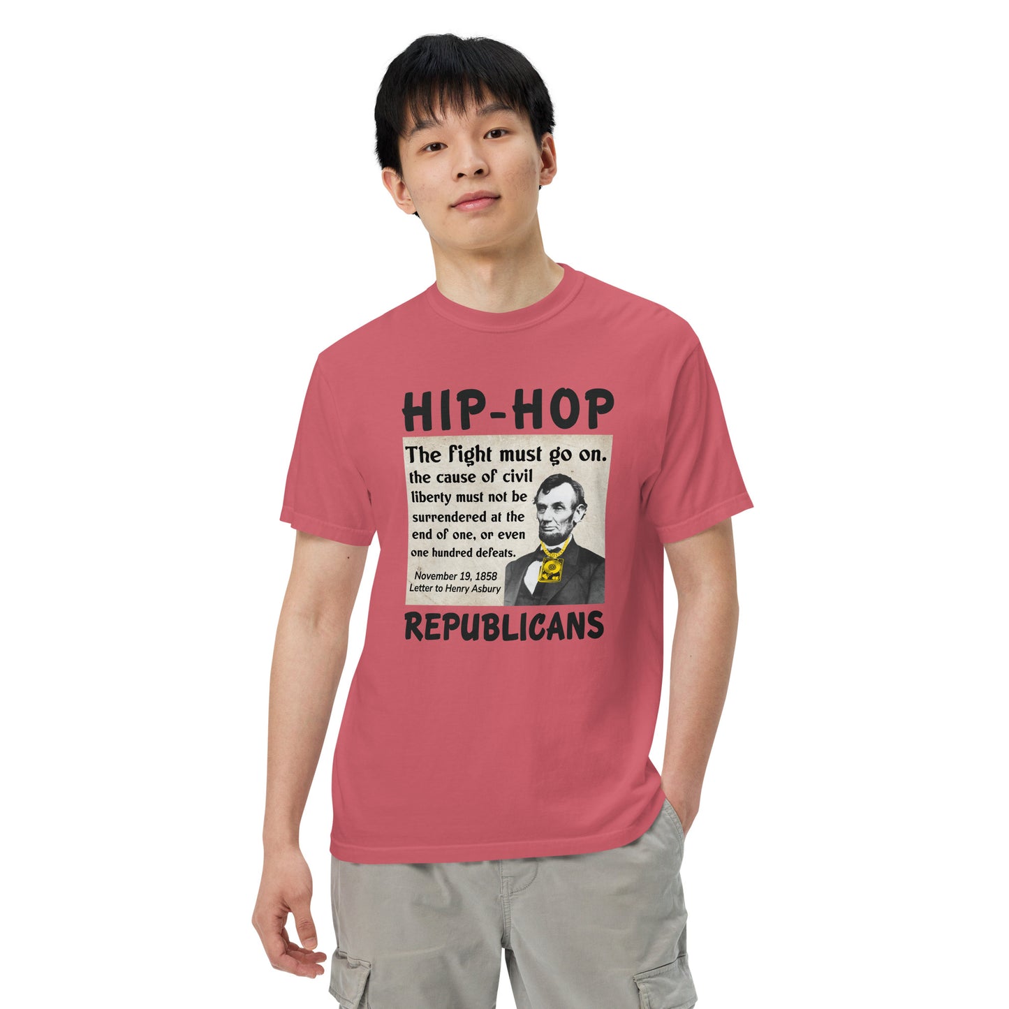 Abraham Lincoln Hip-Hop Republican T-Shirt Design