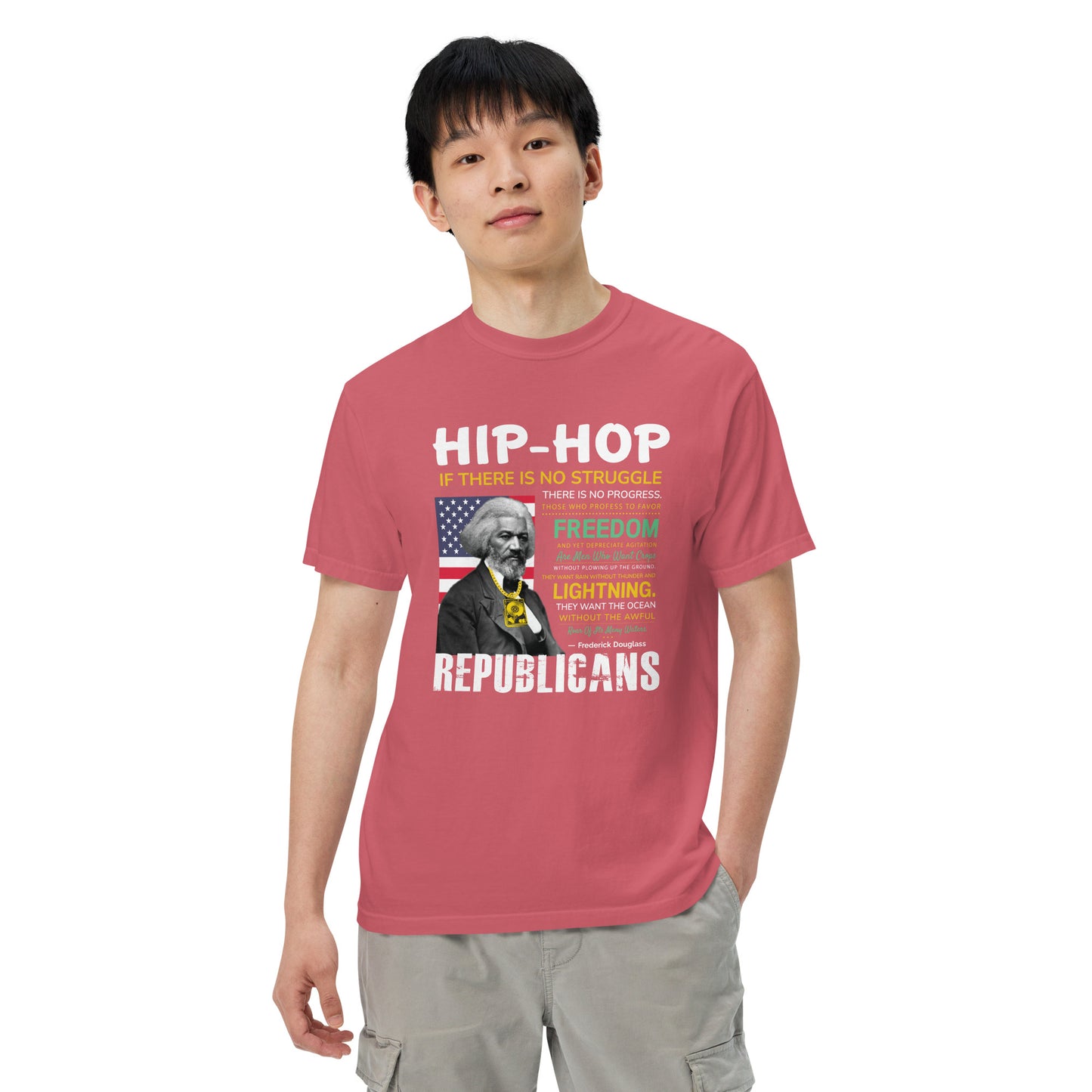 Frederick Douglass Hip-Hop Republican Quotes Tshirt