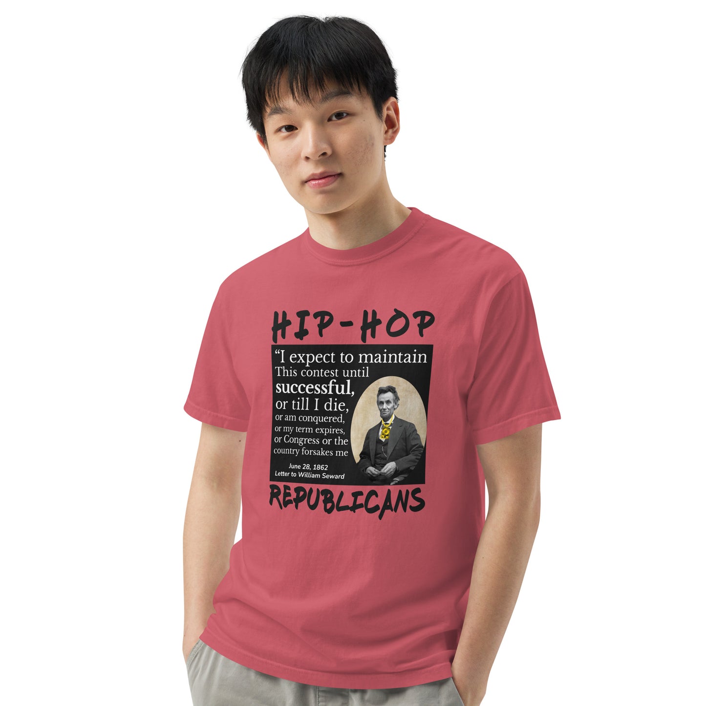 Abraham Lincoln Hip-Hop Republican T-Shirt Design