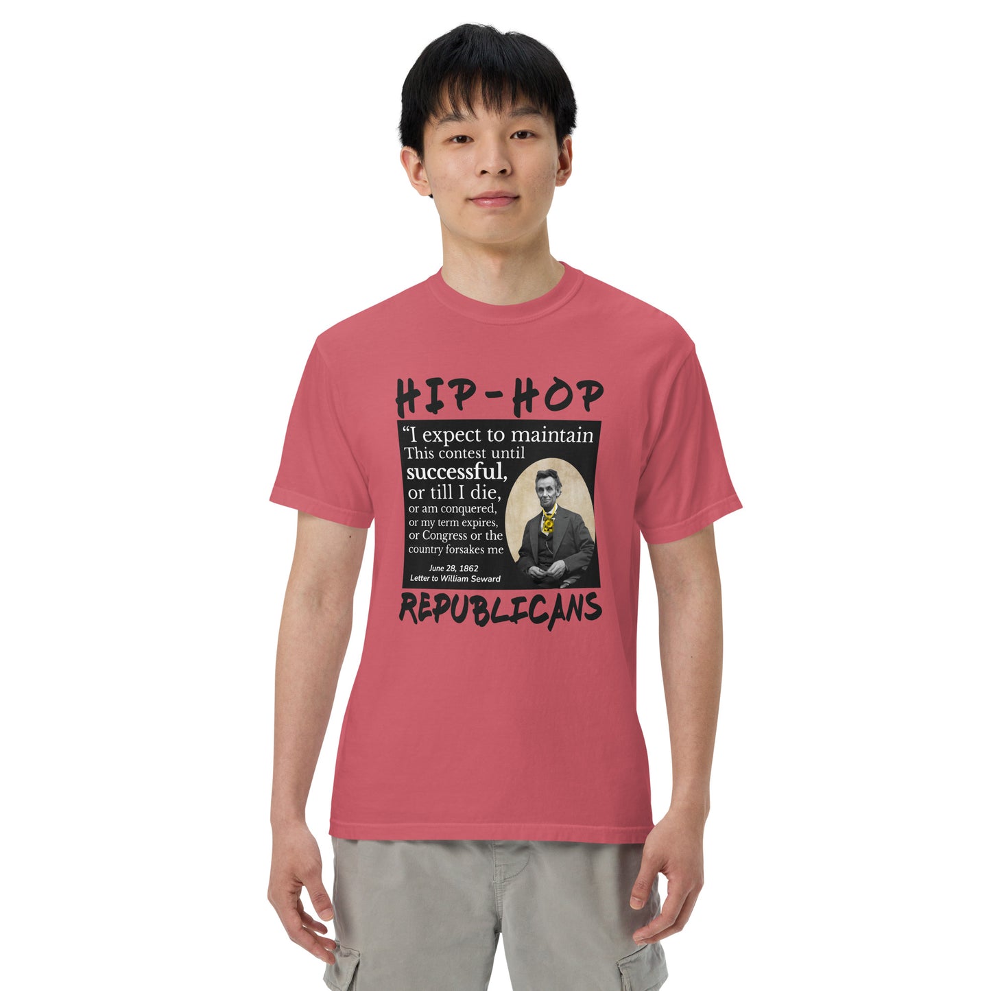 Abraham Lincoln Hip-Hop Republican T-Shirt Design