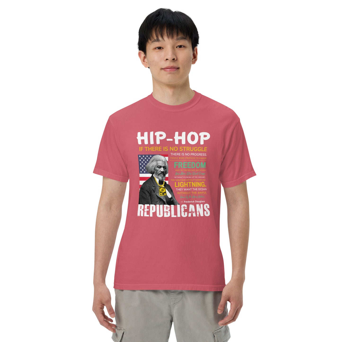 Frederick Douglass Hip-Hop Republican Quotes Tshirt