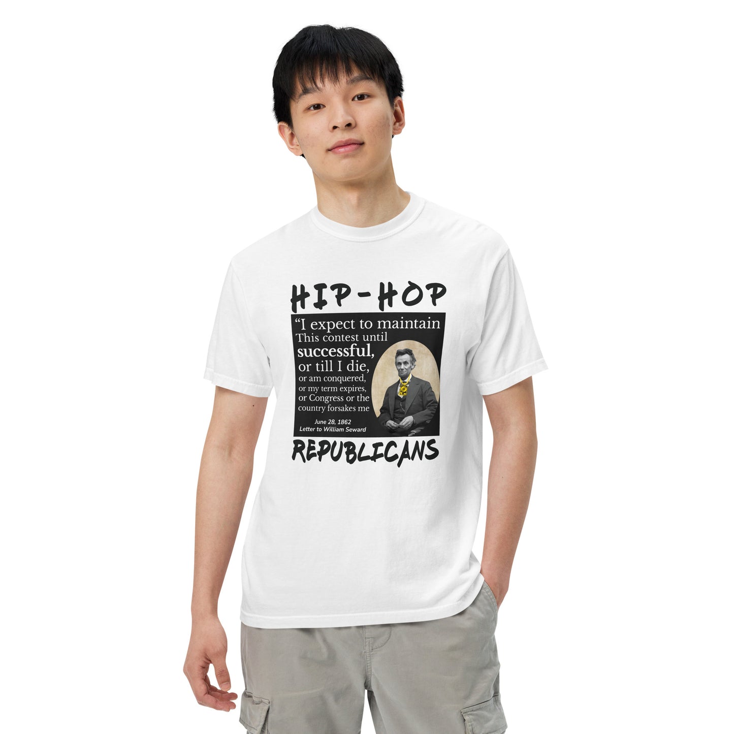 Abraham Lincoln Hip-Hop Republican T-Shirt Design