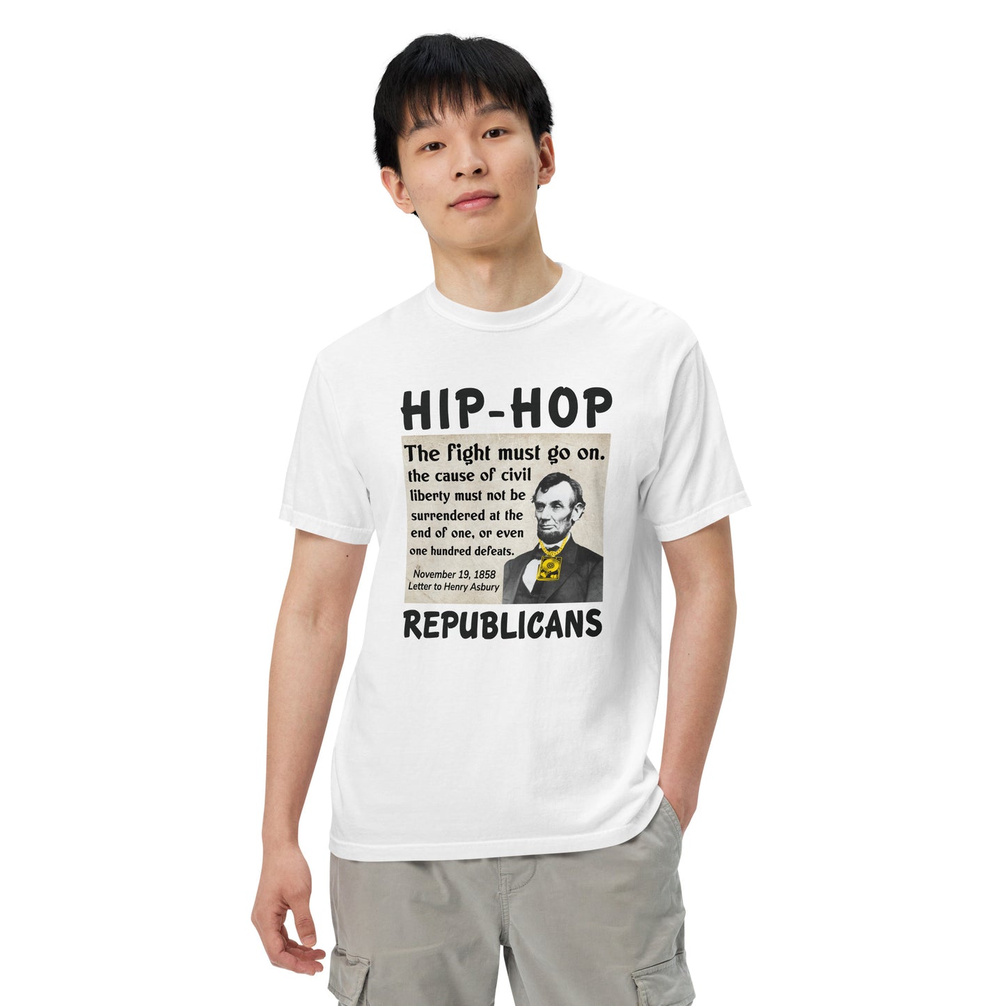 Abraham Lincoln Hip-Hop Republican T-Shirt Design