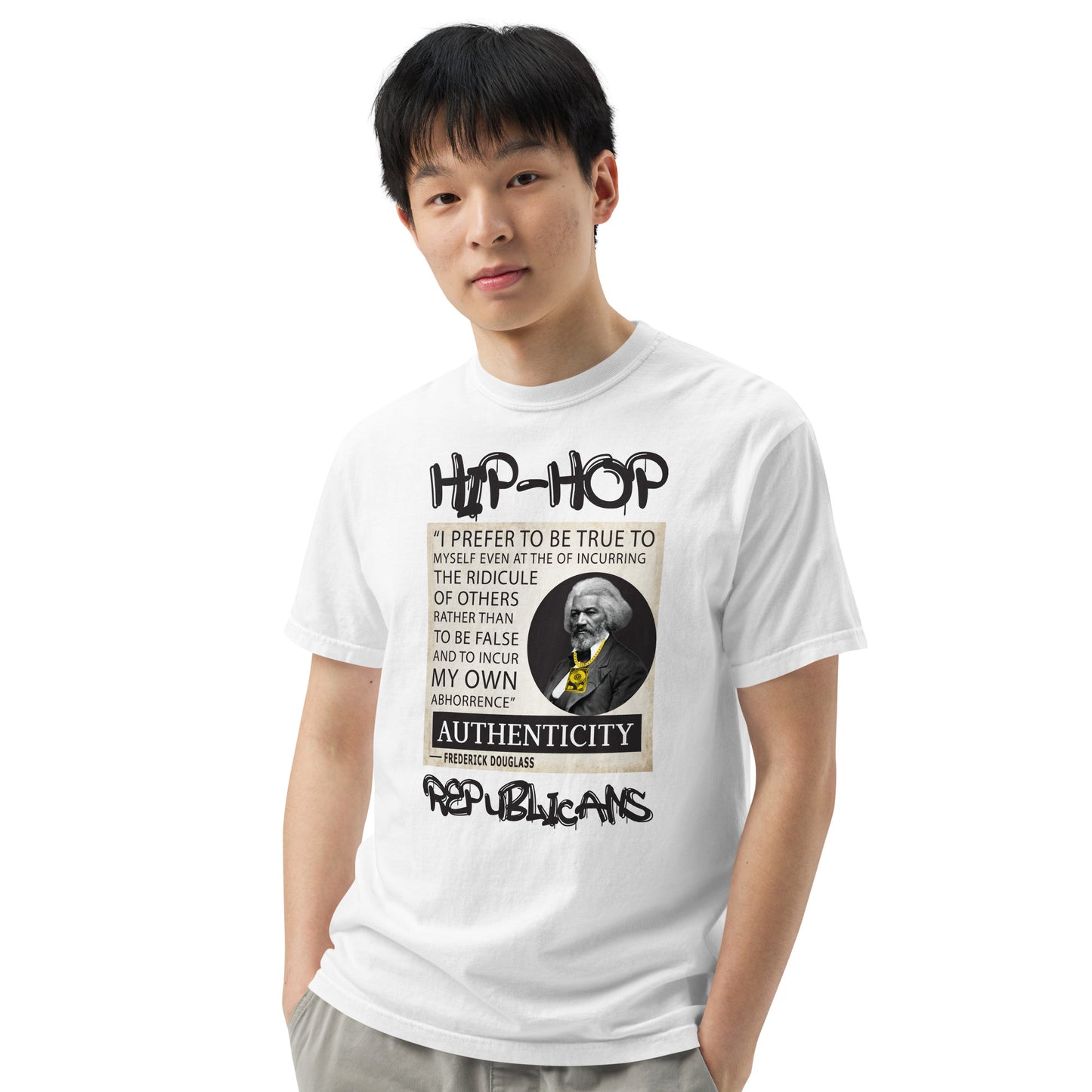 Frederick Douglass Hip-Hop Republican Tshirt
