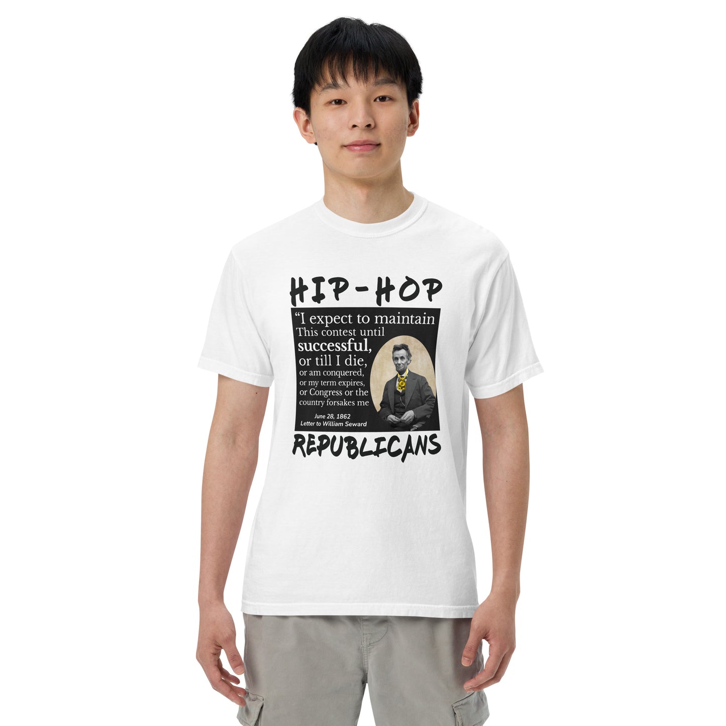 Abraham Lincoln Hip-Hop Republican T-Shirt Design
