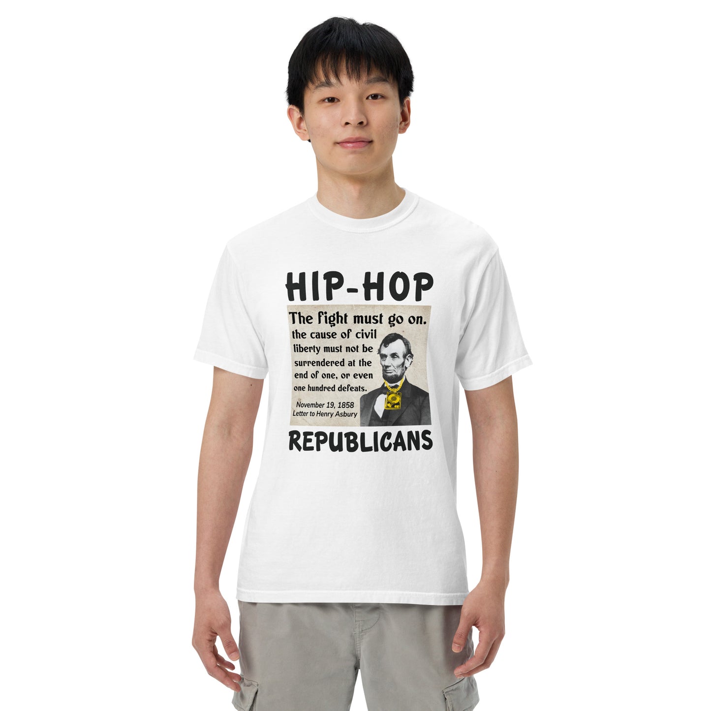 Abraham Lincoln Hip-Hop Republican T-Shirt Design