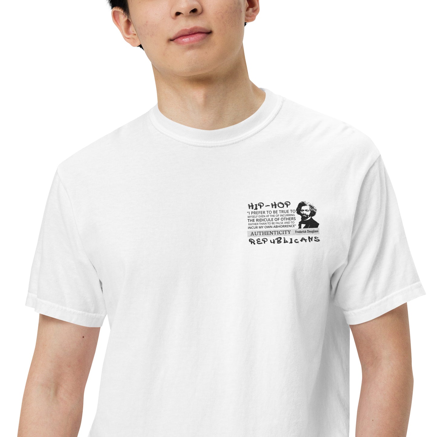 Embroidery Frederick Douglass T-Shirt Design