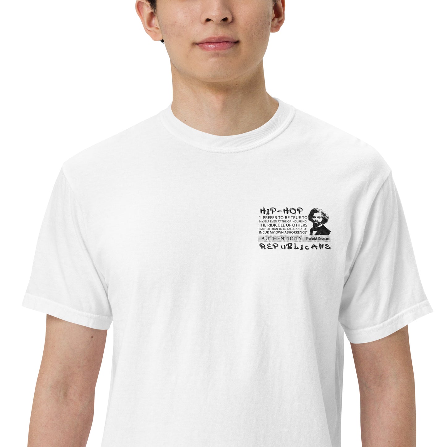 Embroidery Frederick Douglass T-Shirt Design
